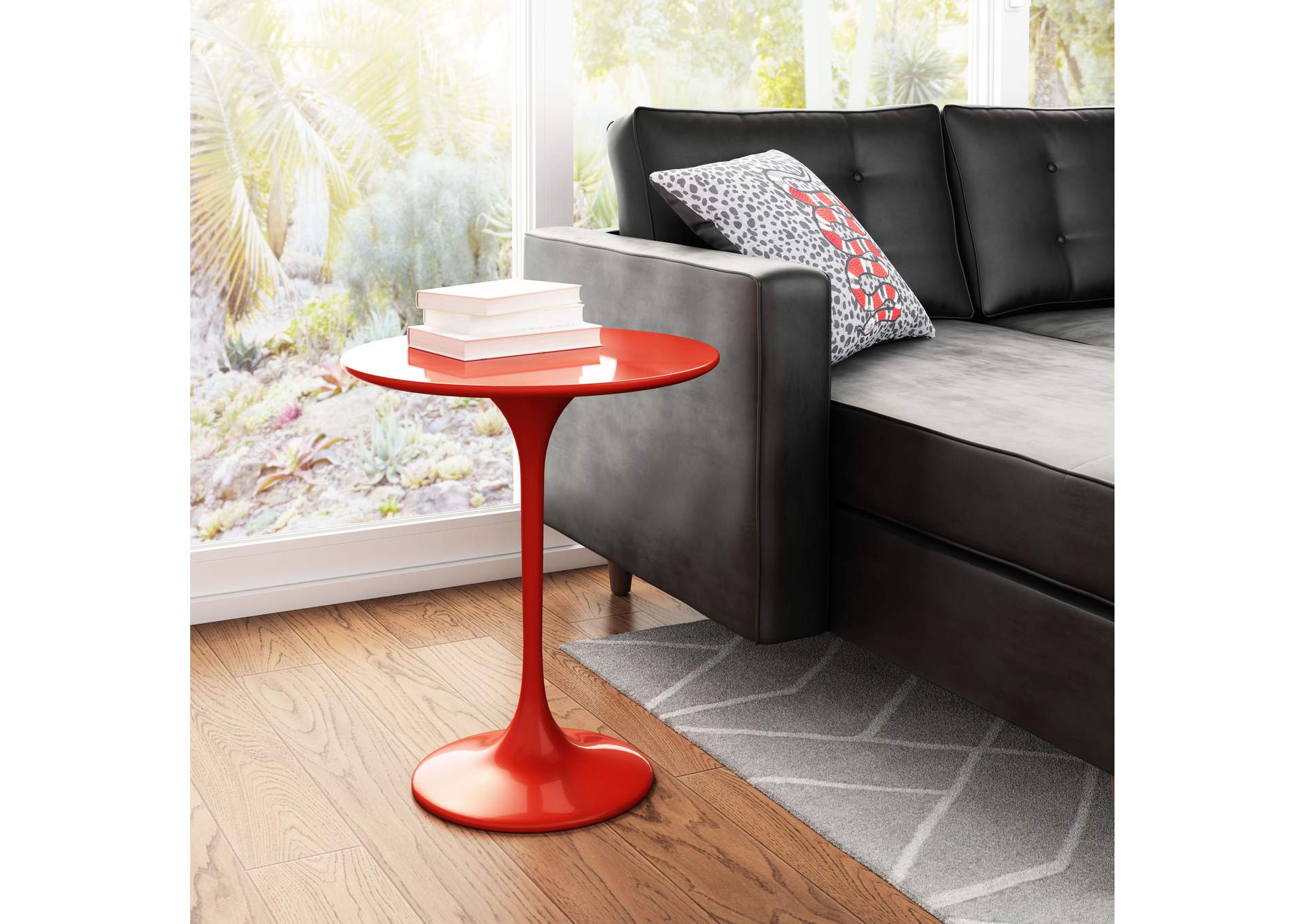 Wilco Side Table Red,Zuo