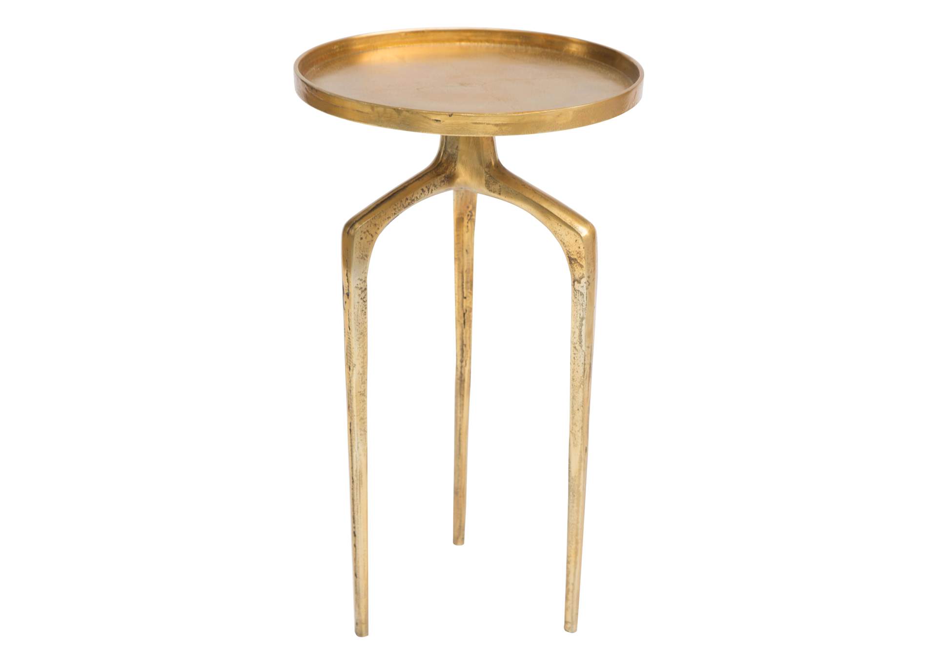 Set Of 2 Como Accent Tables Antique Gold,Zuo