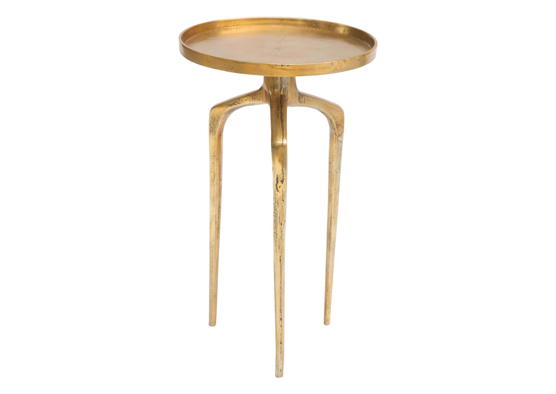 Set Of 2 Como Accent Tables Antique Gold,Zuo