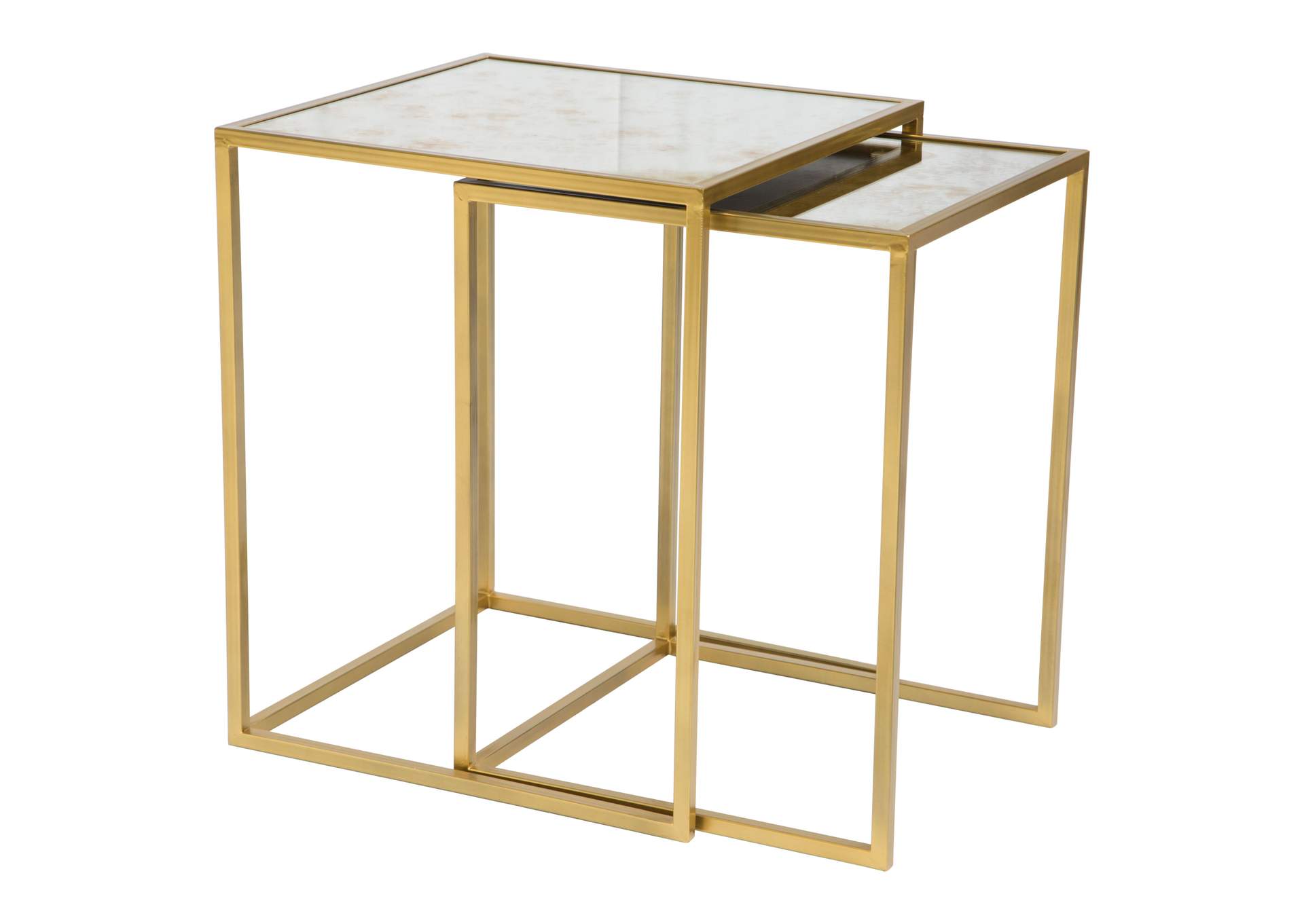 Calais Nesting Tables Gold,Zuo