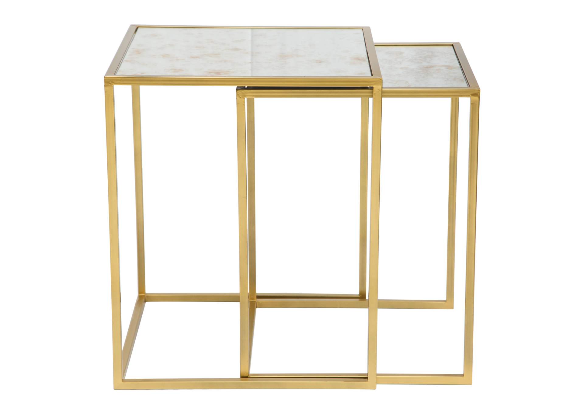 Calais Nesting Tables Gold,Zuo