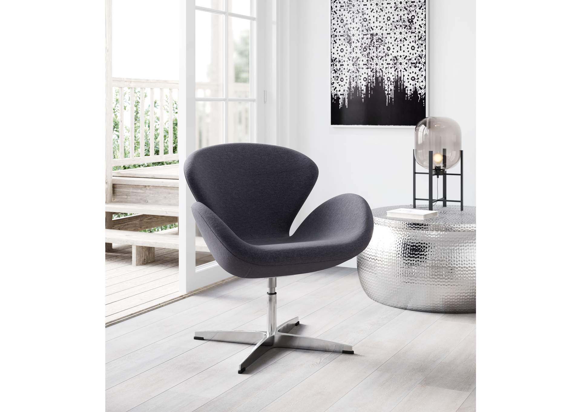 Pori Occasional Chair Gray,Zuo