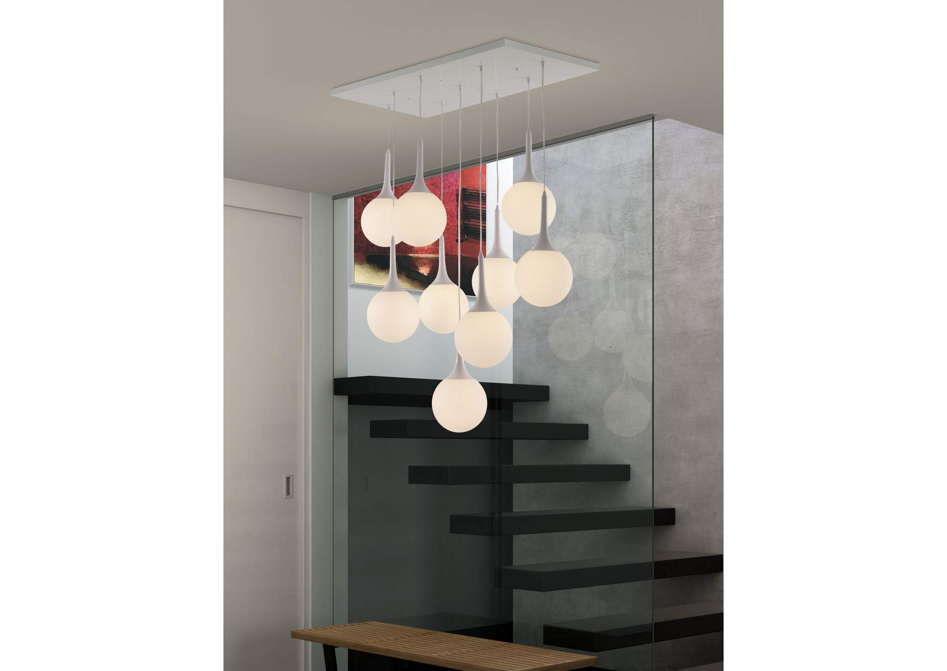 Epsilon Ceiling Lamp White,Zuo