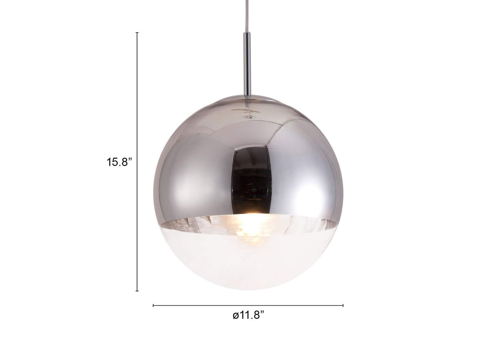 Kinetic Ceiling Lamp Chrome,Zuo