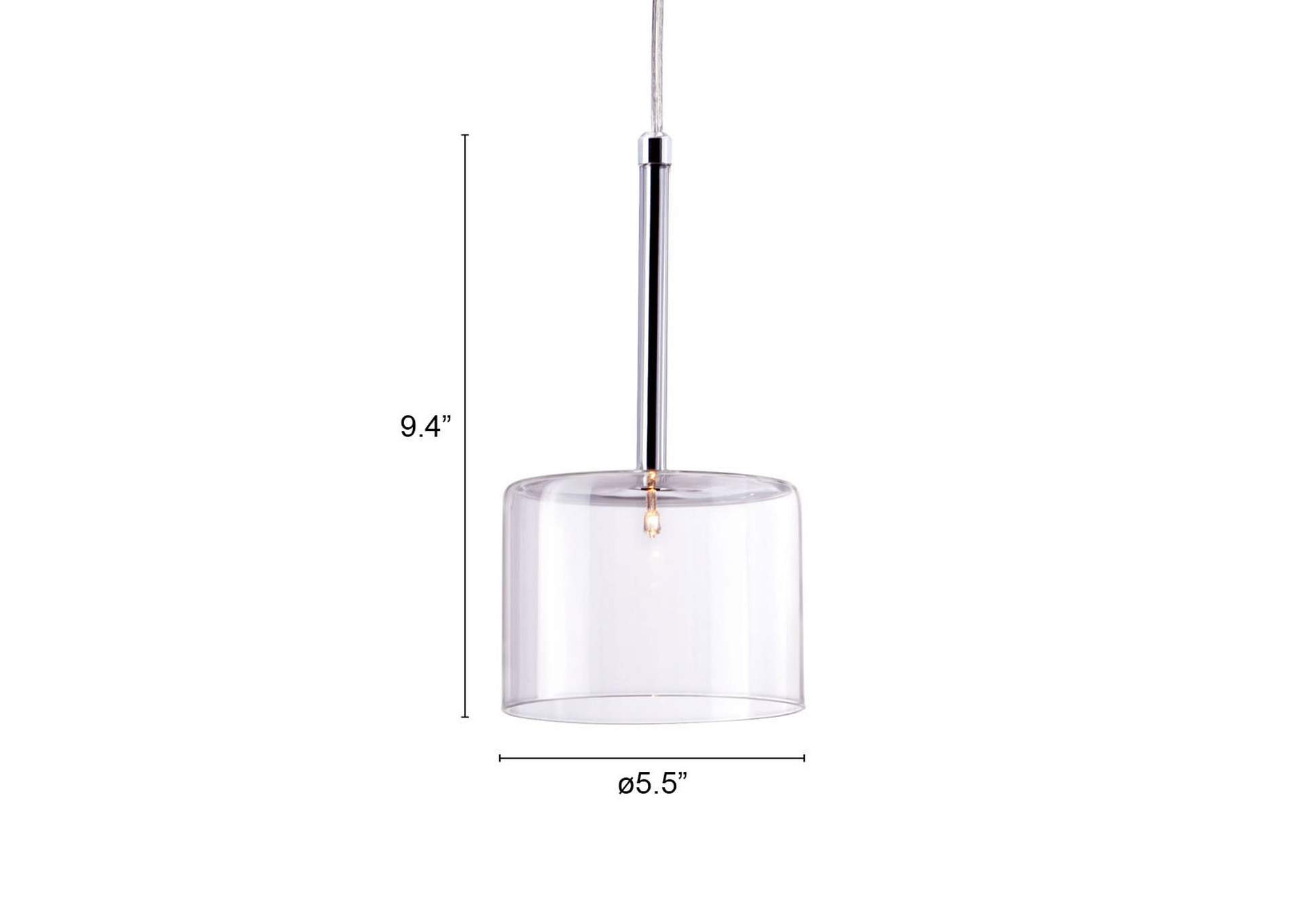 Storm Ceiling Lamp Clear,Zuo
