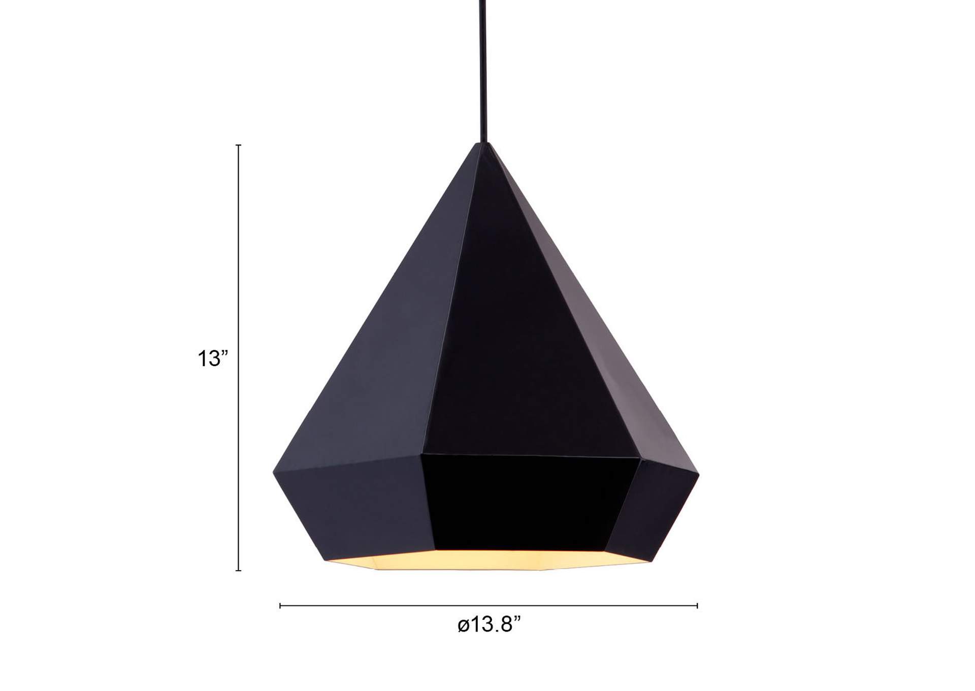 Forecast Ceiling Lamp Black,Zuo