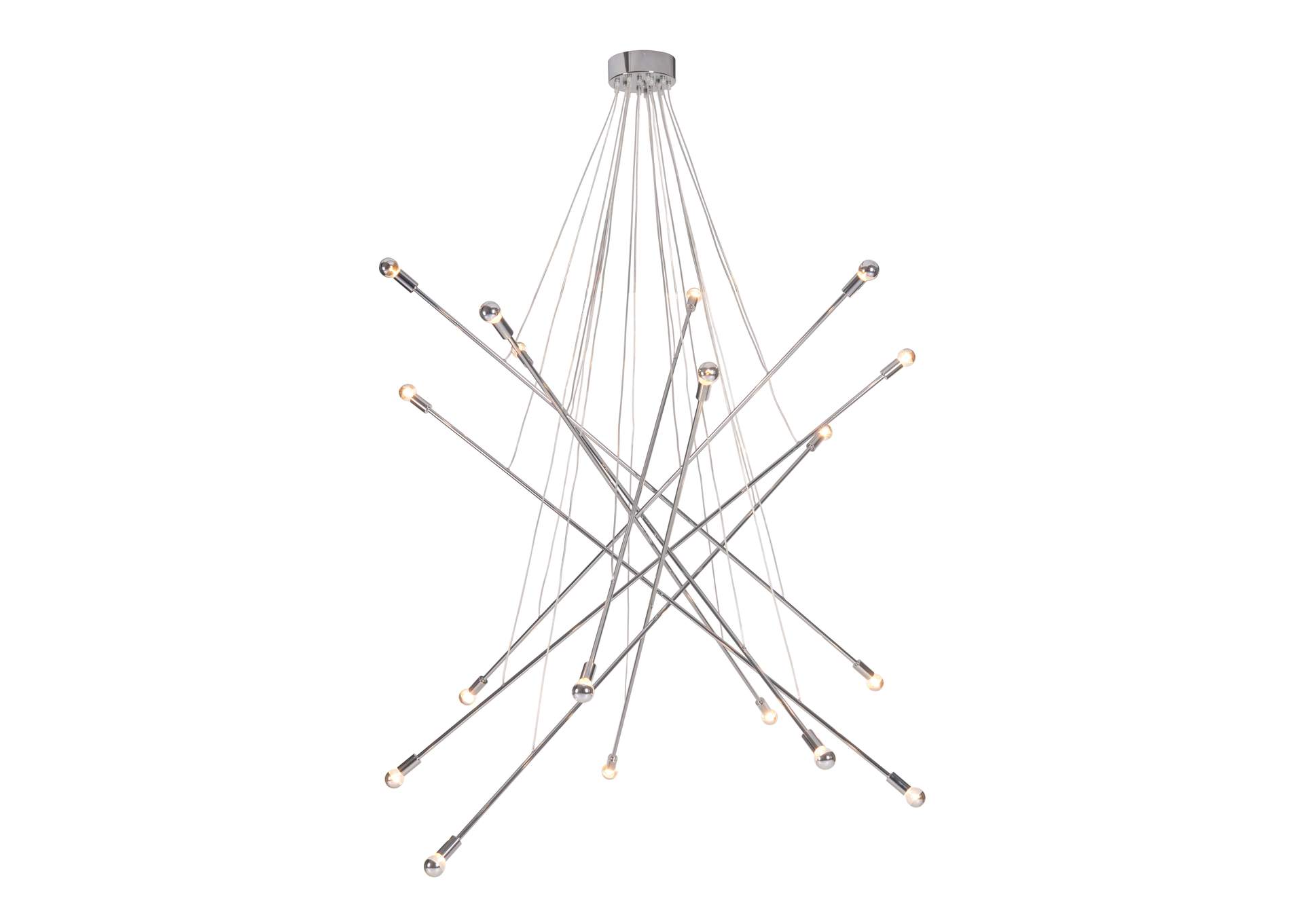 Belief Ceiling Lamp Chrome,Zuo
