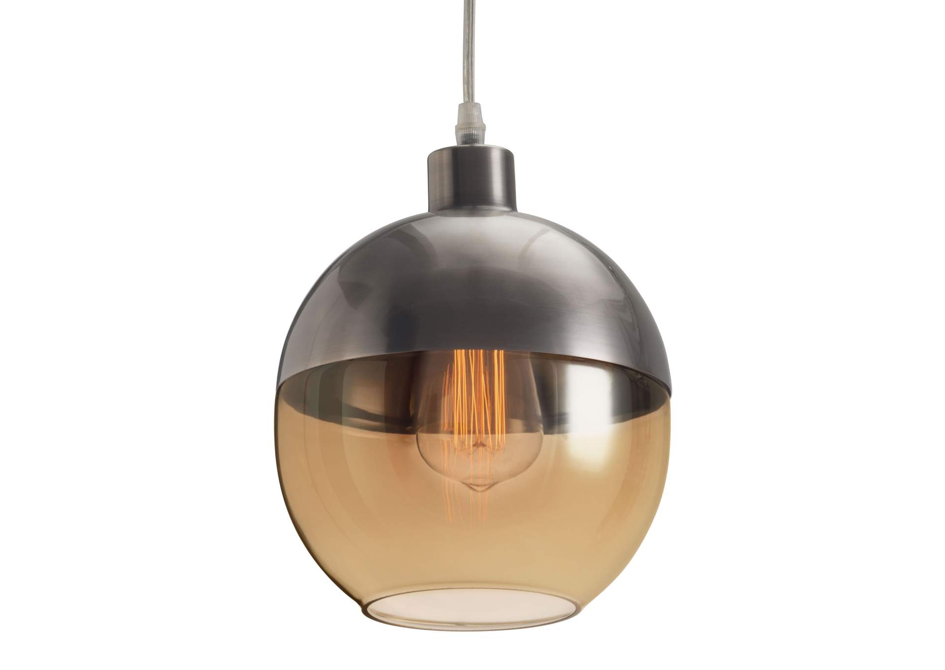 Trente Ceiling Lamp Gray & Amber,Zuo