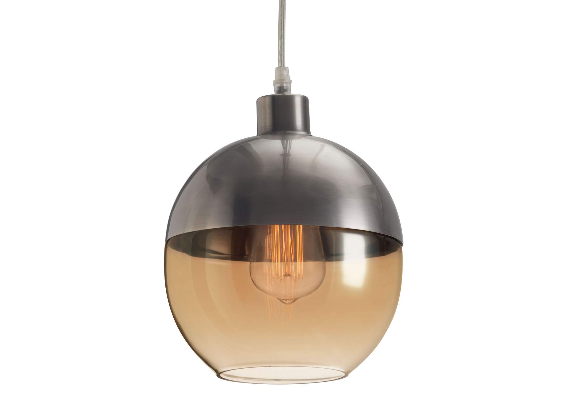 Trente Ceiling Lamp Gray & Amber,Zuo