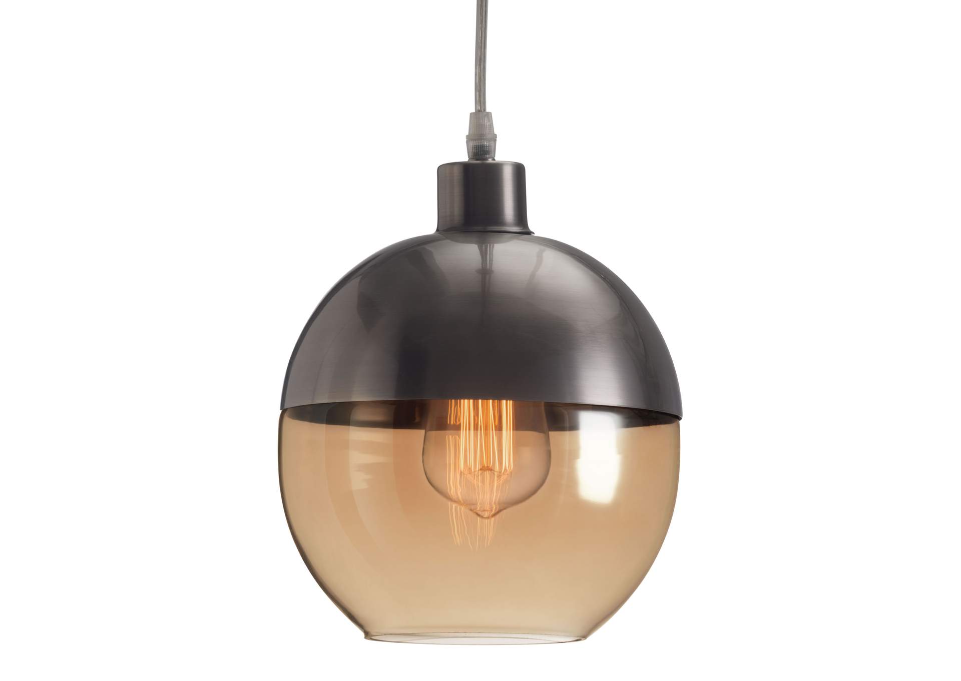 Trente Ceiling Lamp Gray & Amber,Zuo