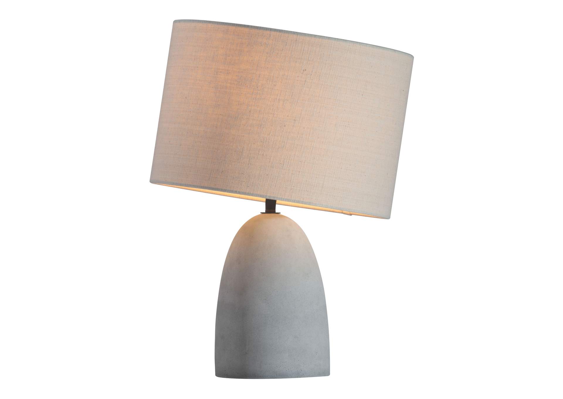 Vigor Table Lamp Beige & Gray,Zuo