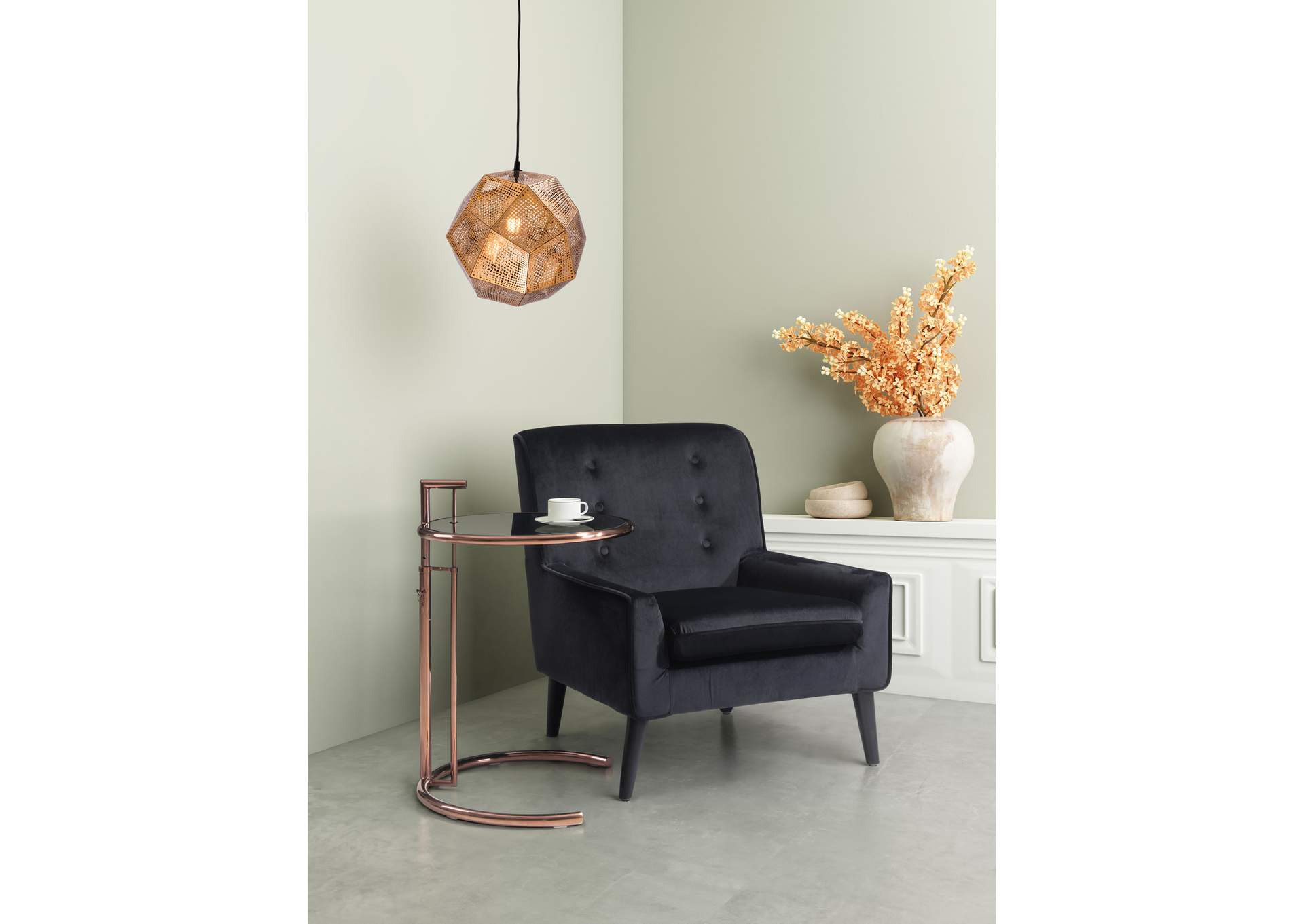 Bald Ceiling Lamp Gold,Zuo