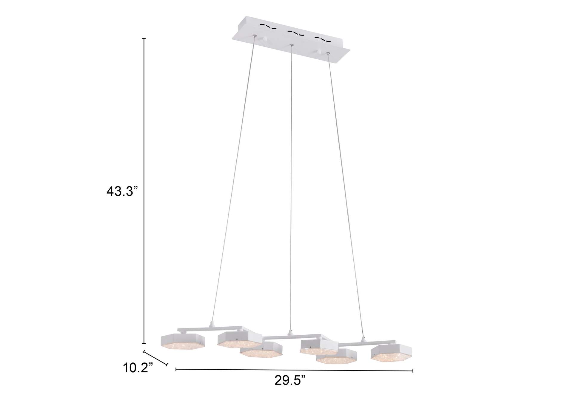 Dunk Ceiling Lamp White,Zuo