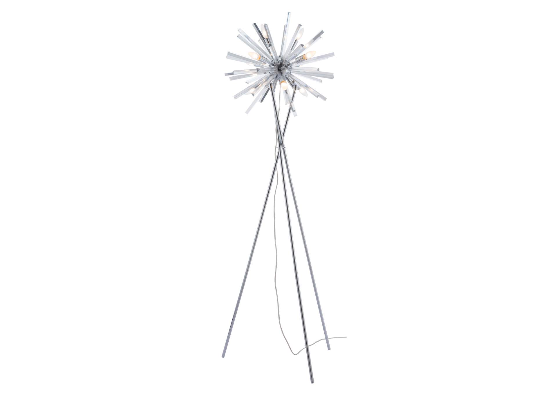 Savoy Floor Lamp Chrome,Zuo