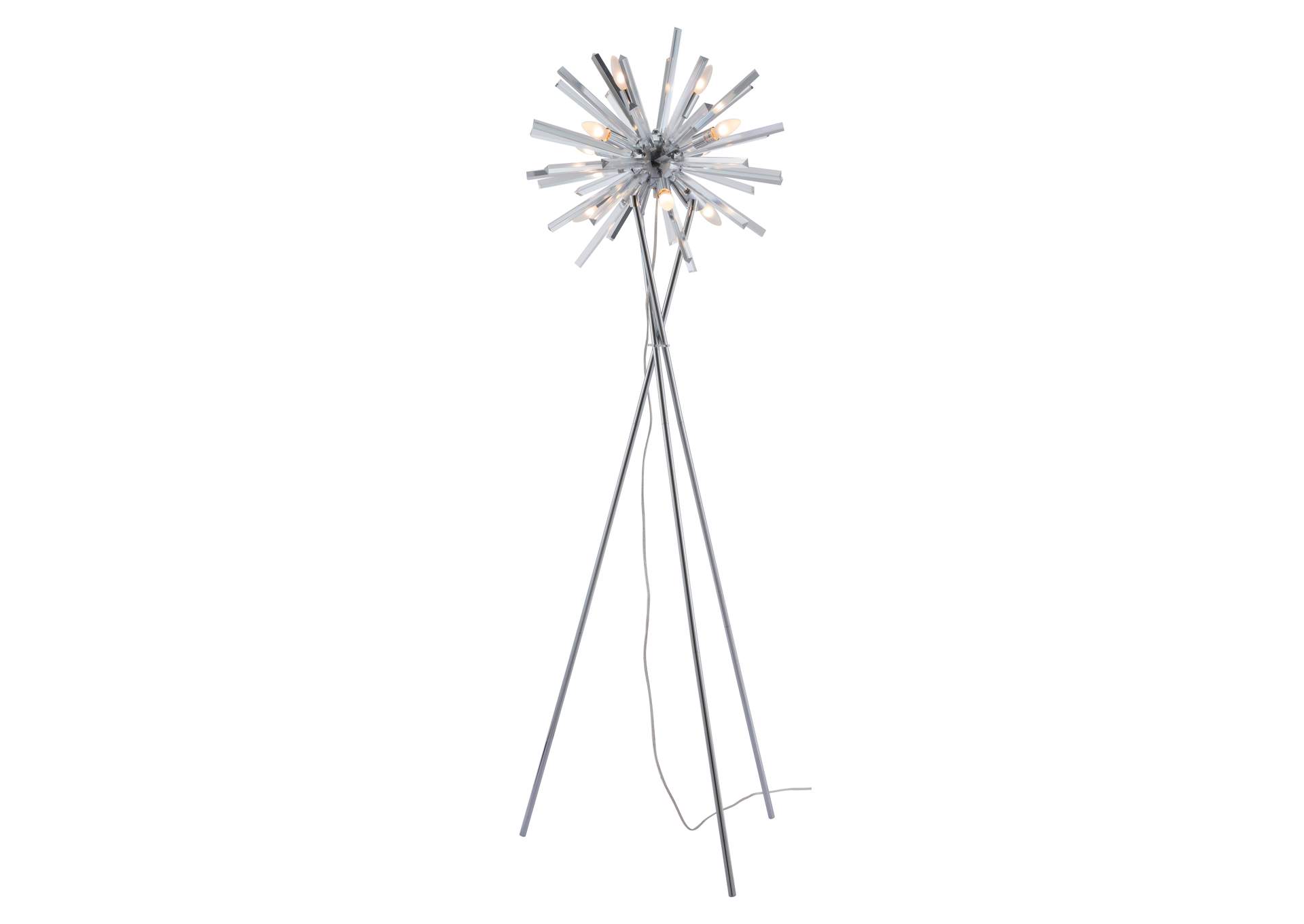 Savoy Floor Lamp Chrome,Zuo