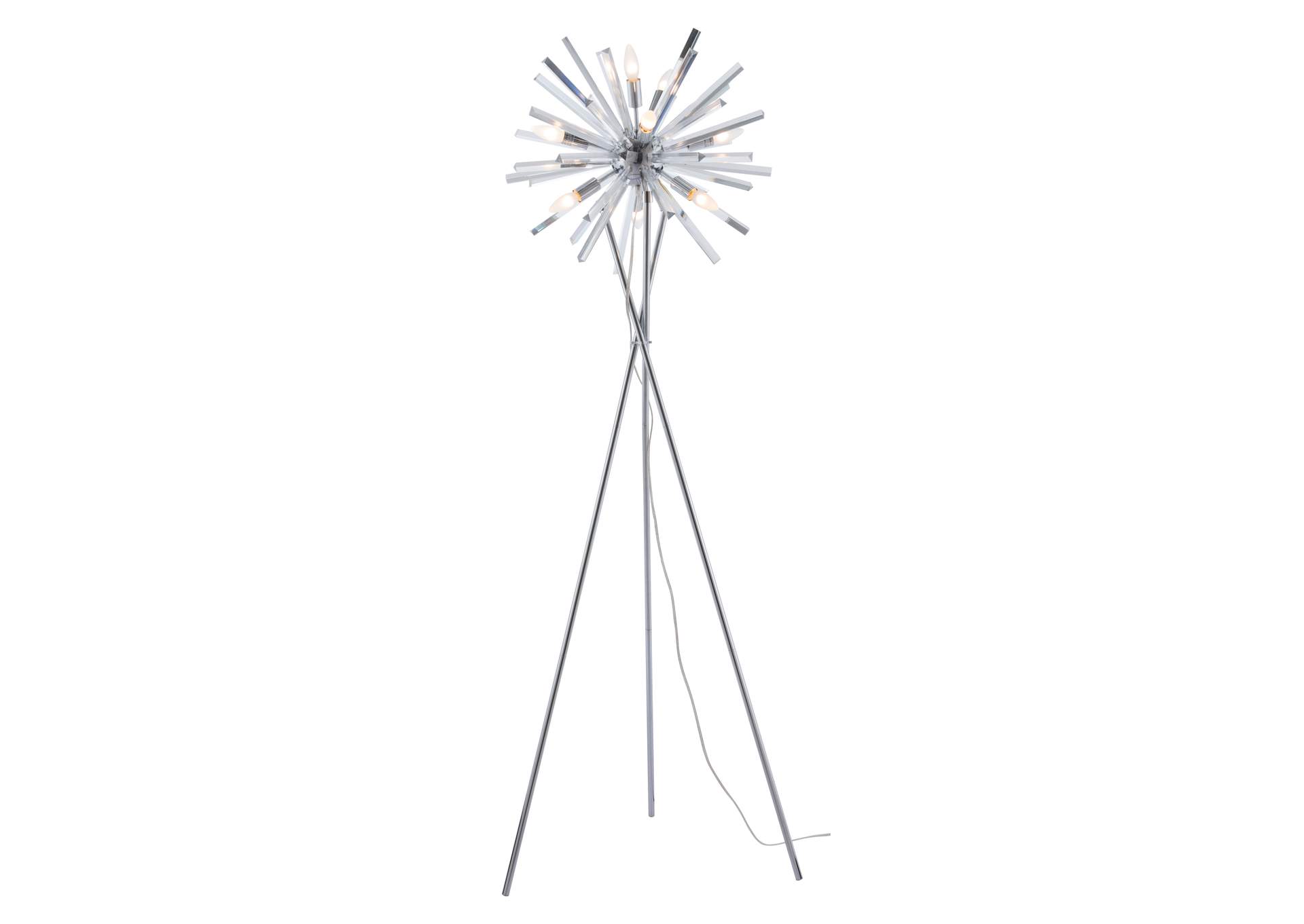 Savoy Floor Lamp Chrome,Zuo
