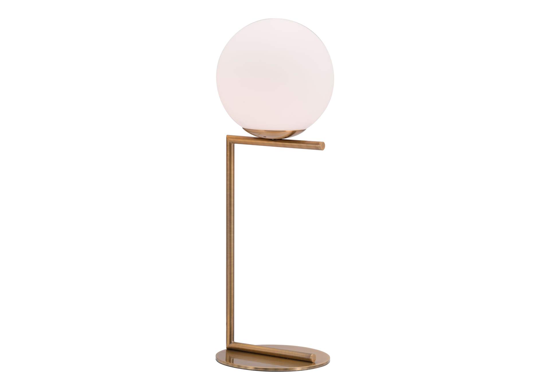Belair Table Lamp Brass,Zuo