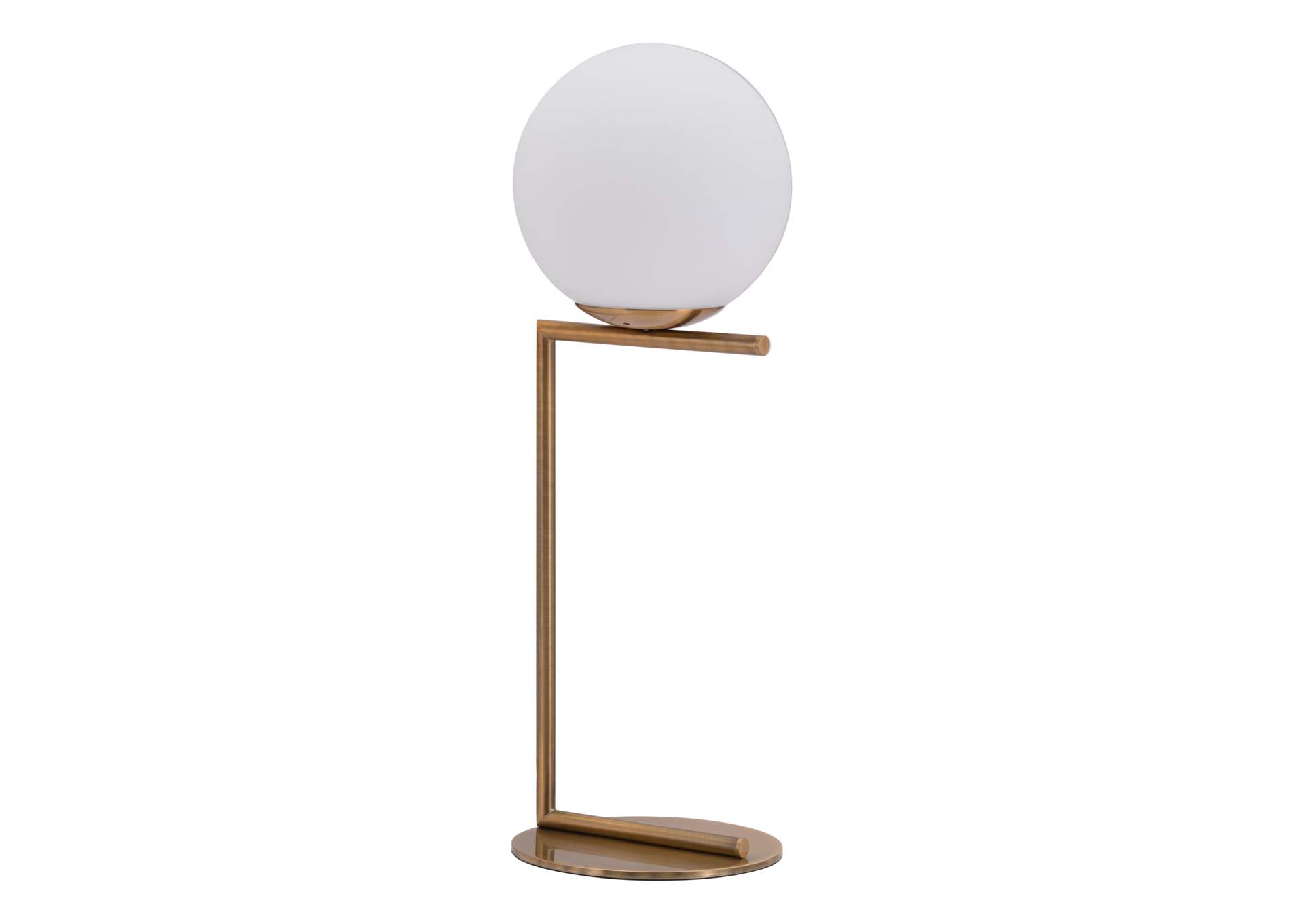 Belair Table Lamp Brass,Zuo