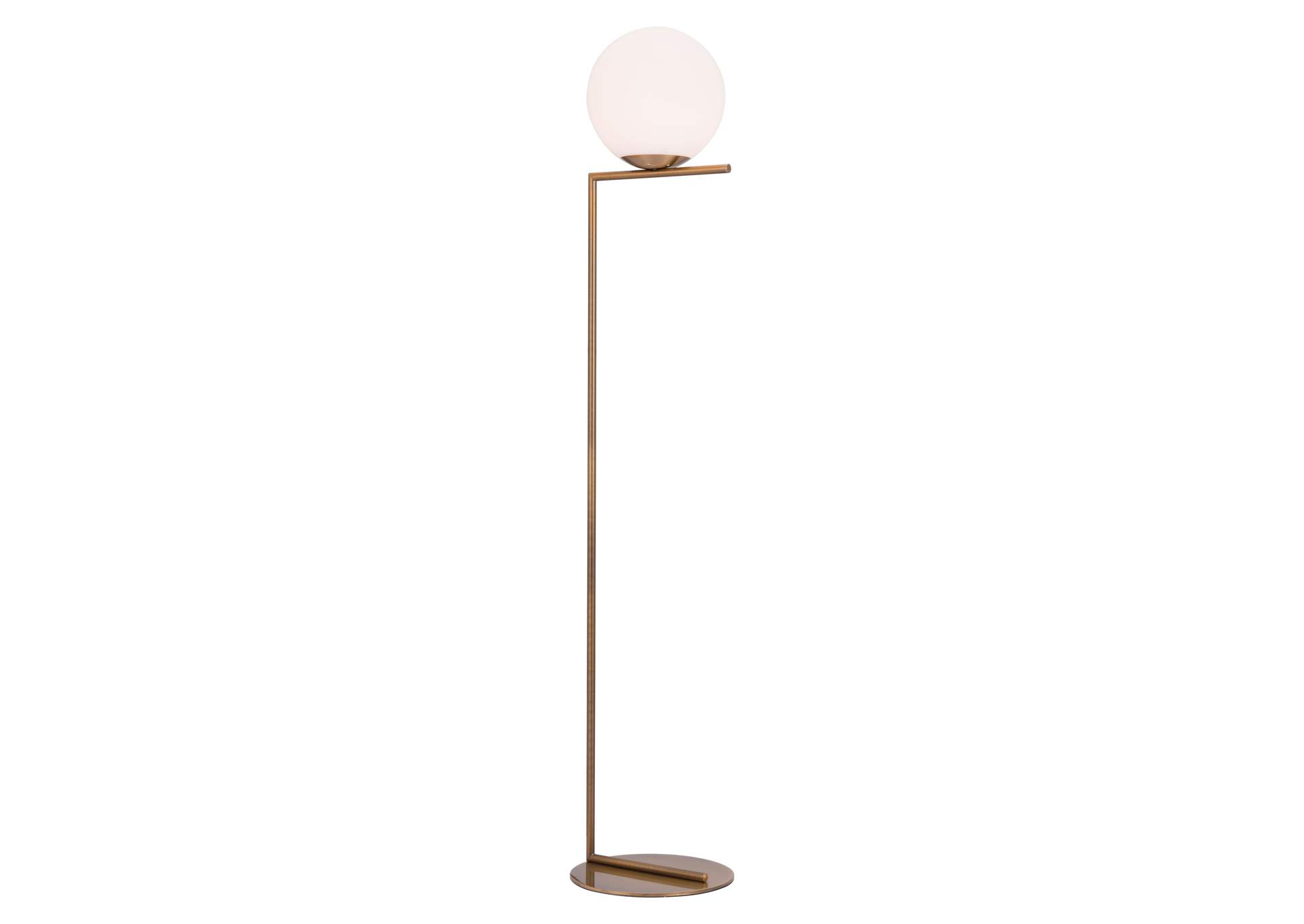 Belair Floor Lamp Brass,Zuo