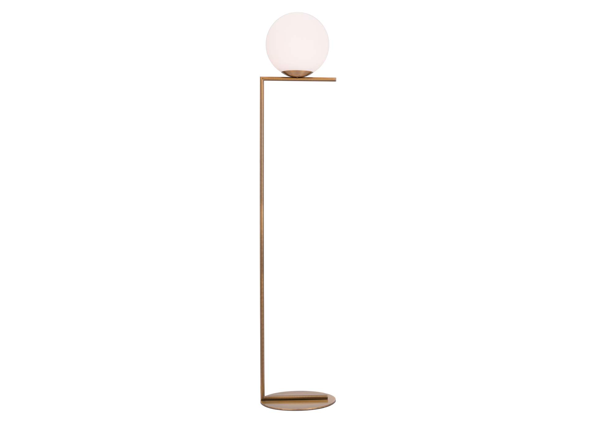 Belair Floor Lamp Brass,Zuo