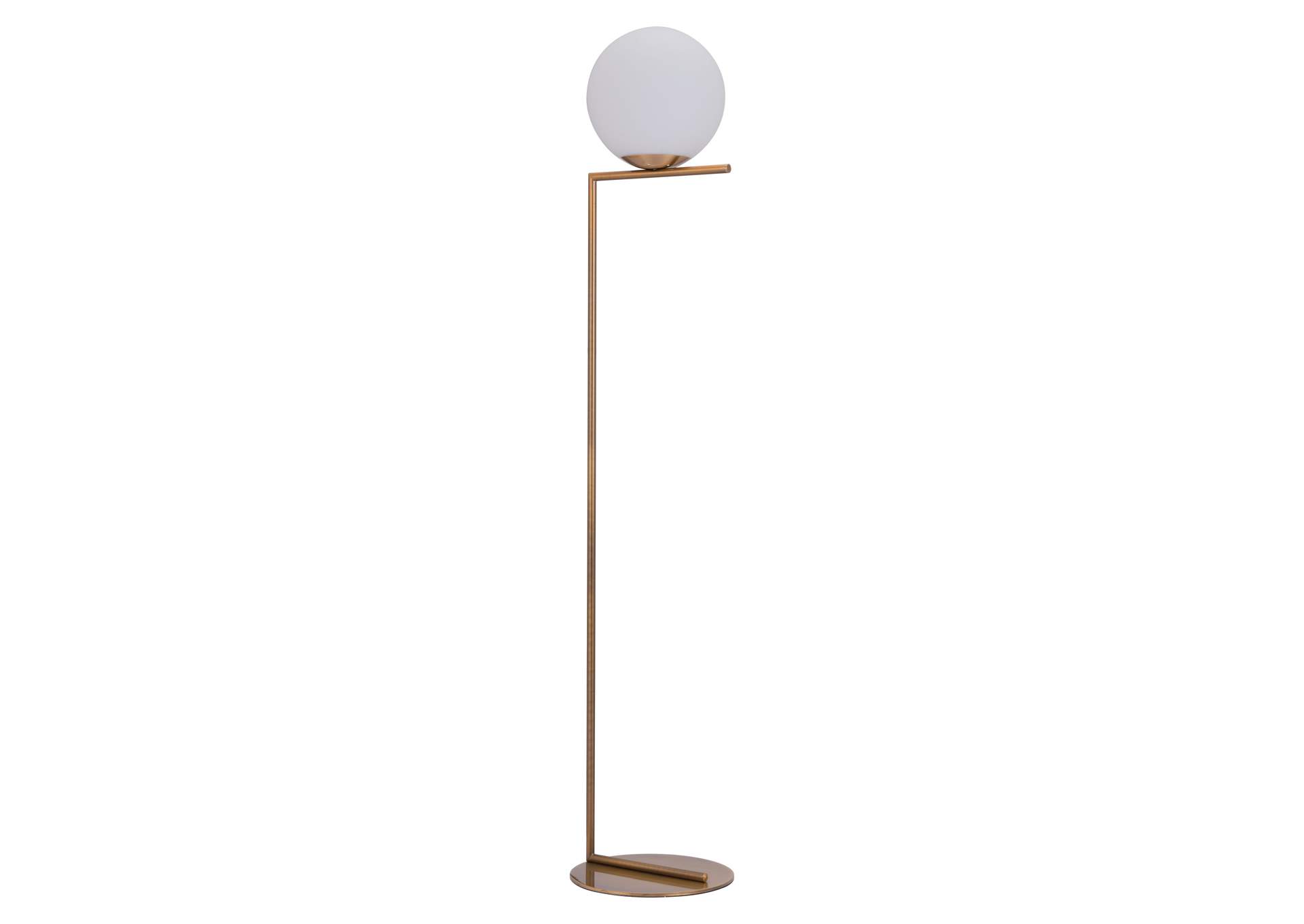 Belair Floor Lamp Brass,Zuo