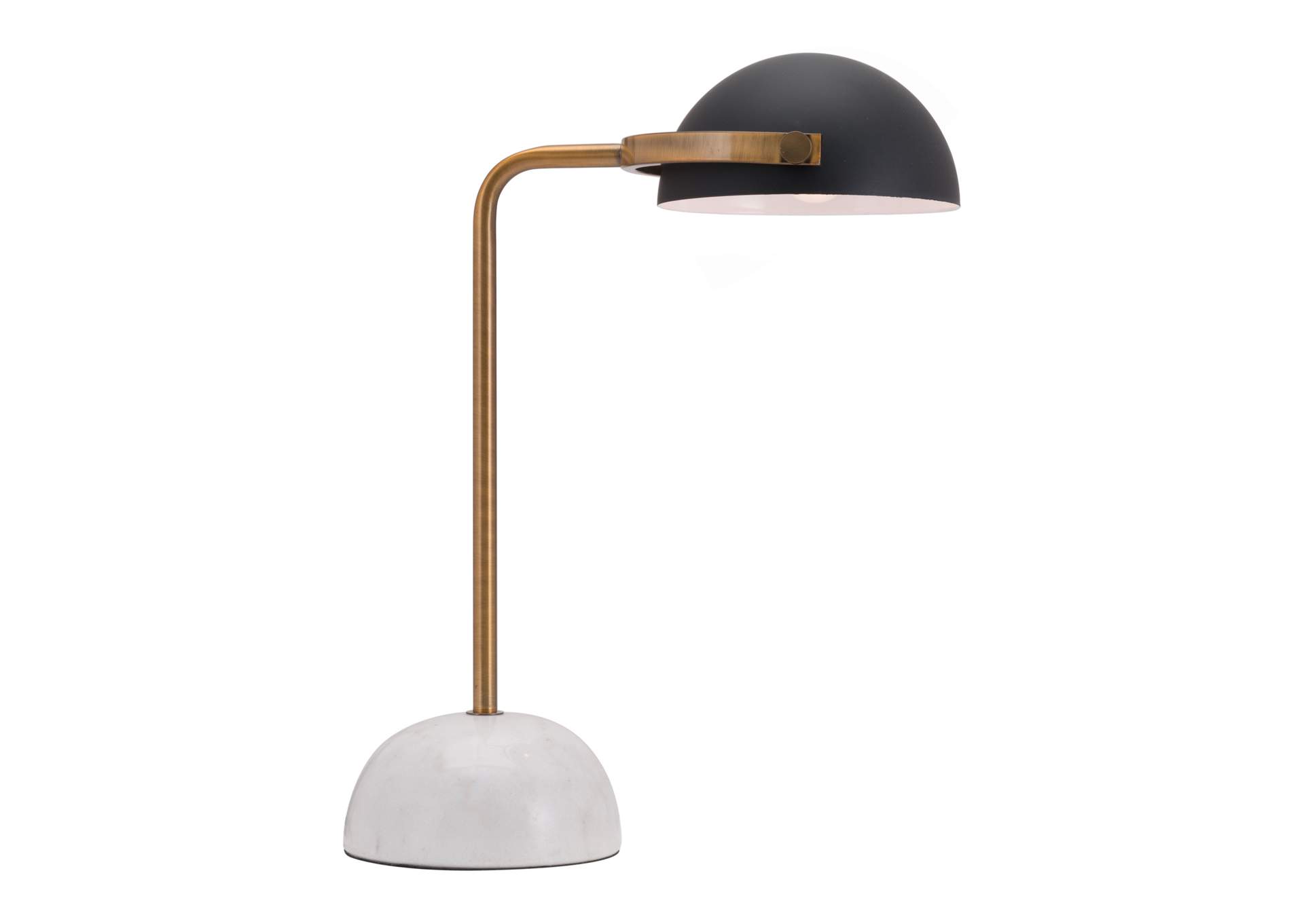 Irving Table Lamp Black & White,Zuo