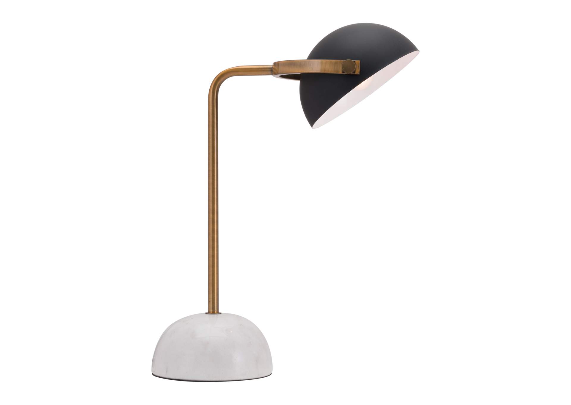 Irving Table Lamp Black & White,Zuo