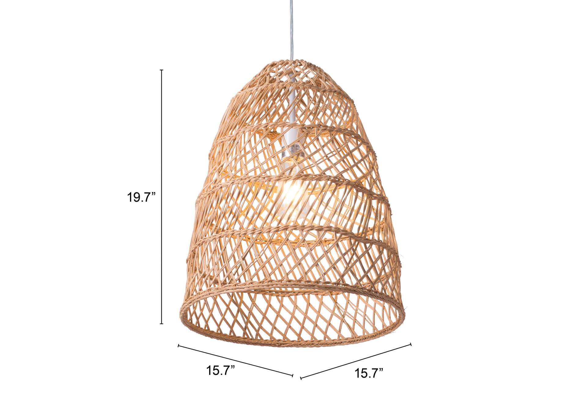Saints Ceiling Lamp Natural,Zuo