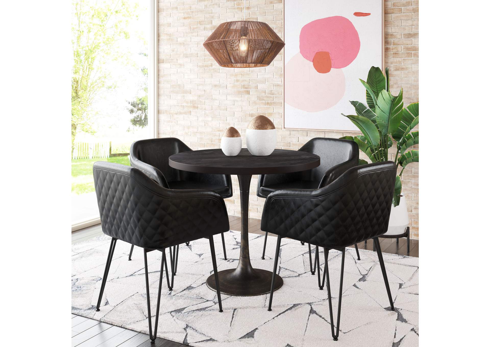 Kendrick Ceiling Lamp Brown,Zuo