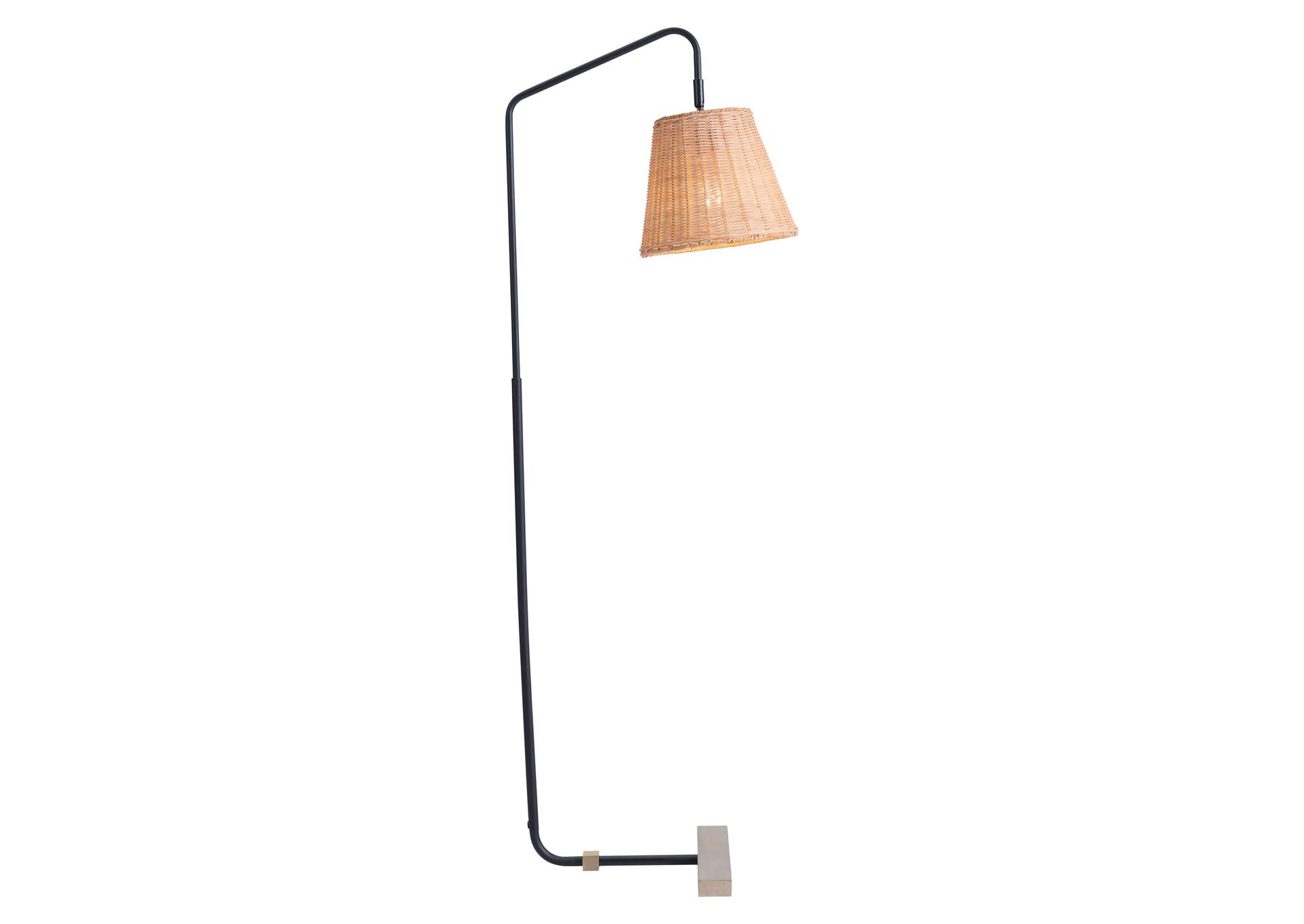 Malone Floor Lamp Natural,Zuo