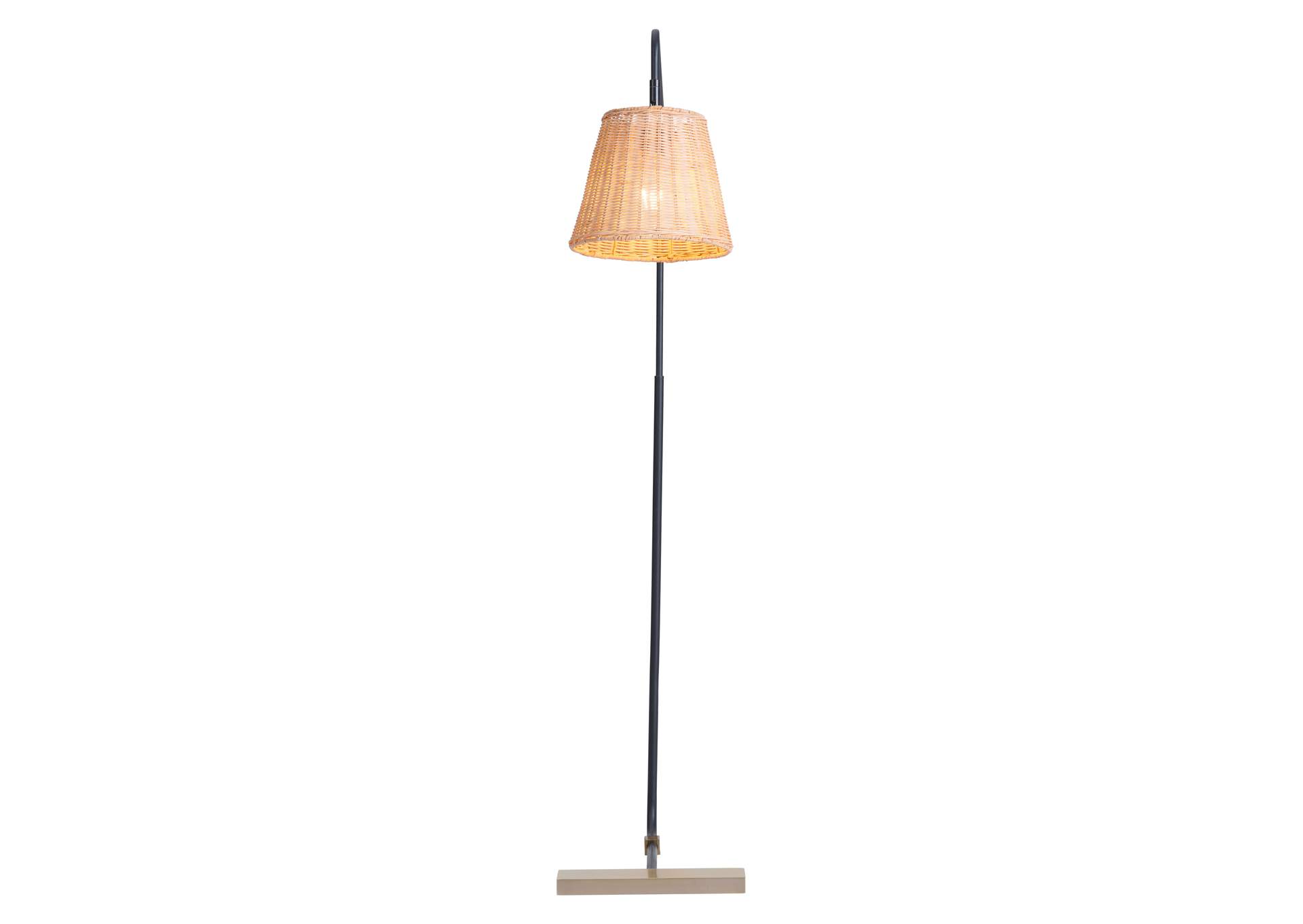 Malone Floor Lamp Natural,Zuo