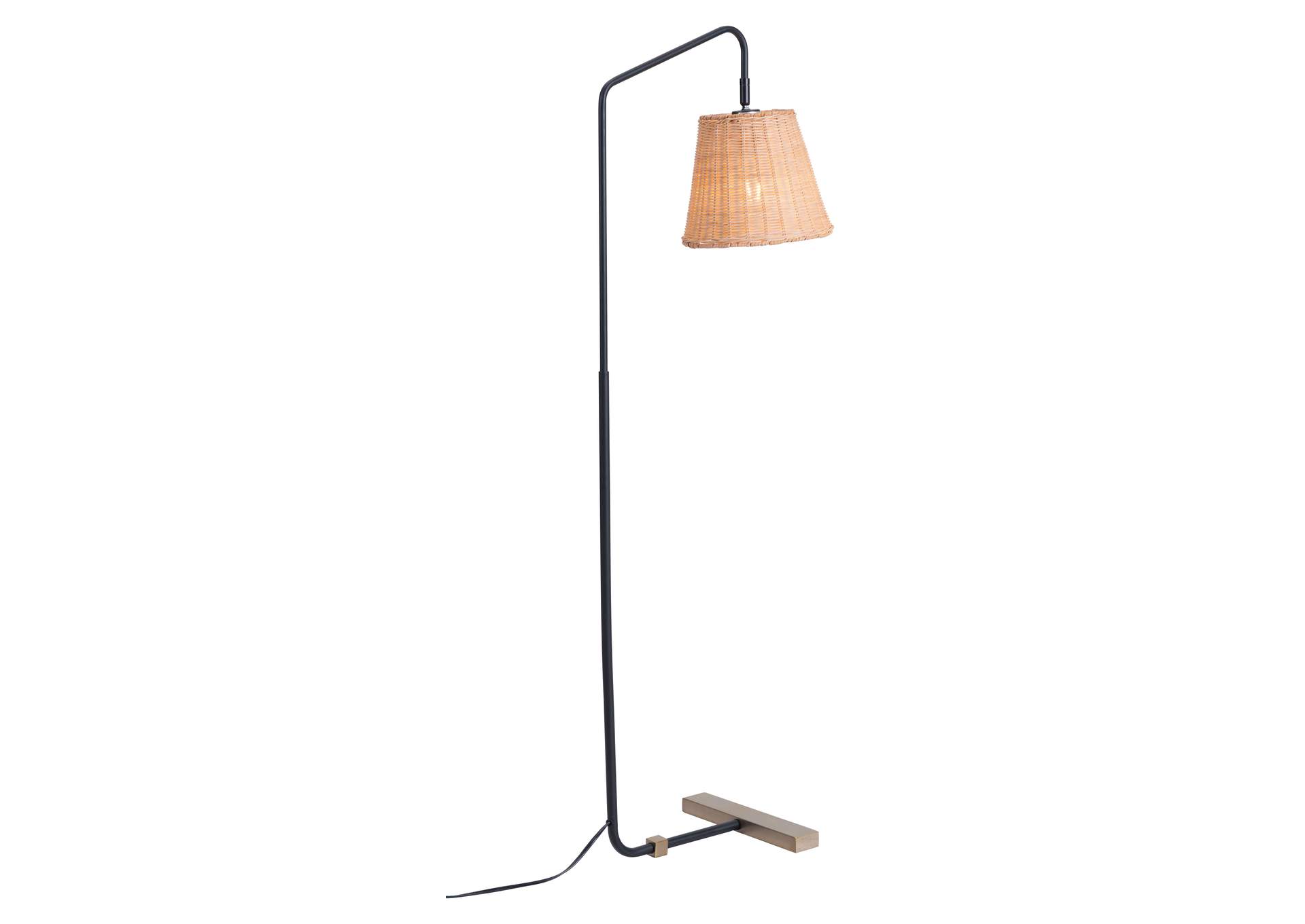 Malone Floor Lamp Natural,Zuo