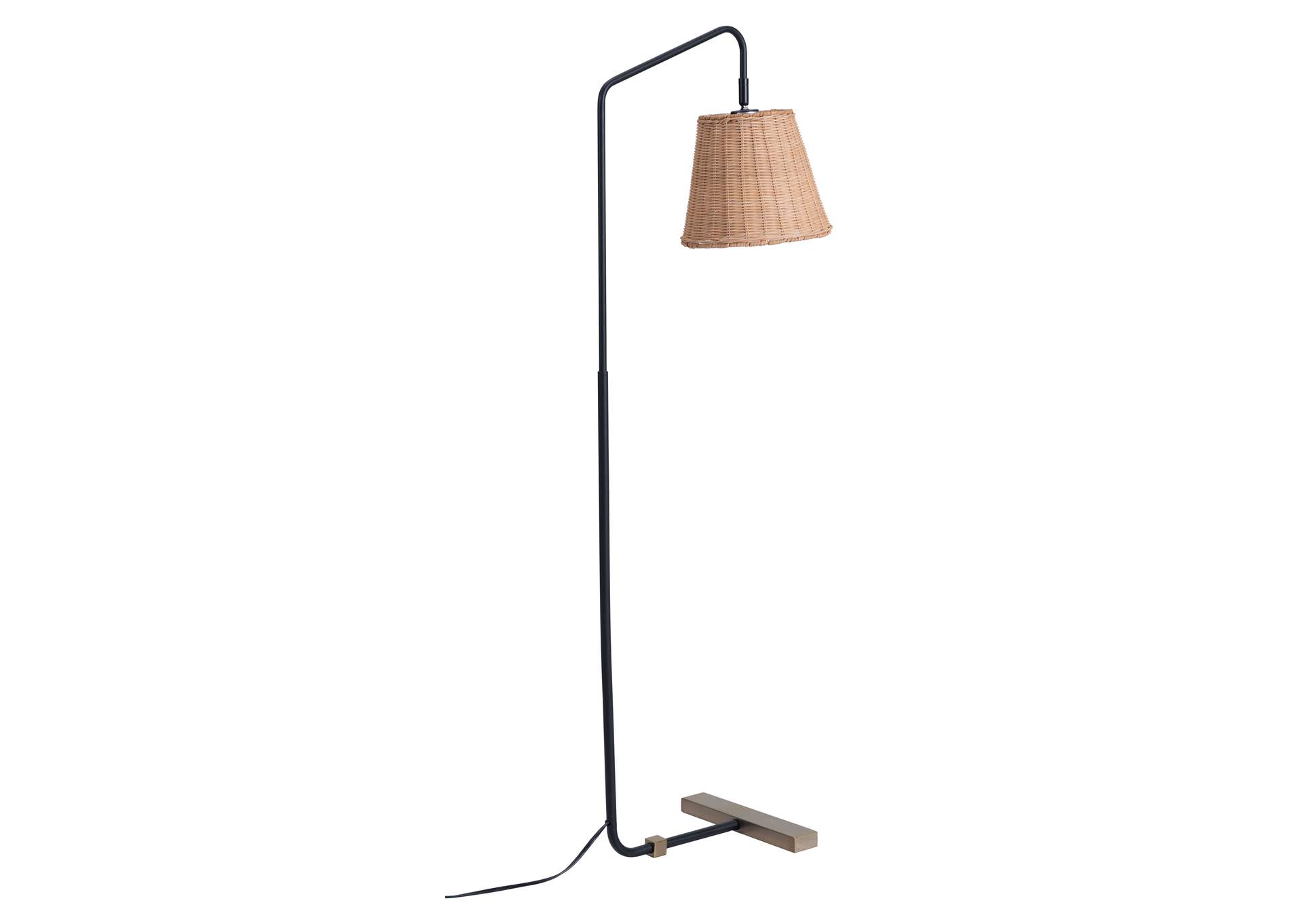 Malone Floor Lamp Natural,Zuo