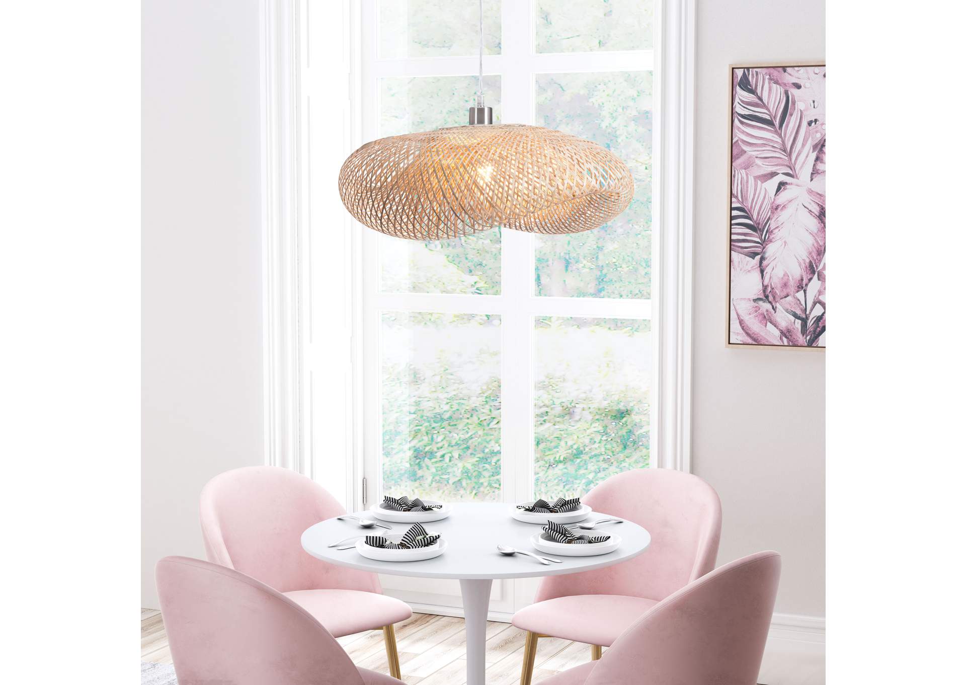 Weekend Ceiling Lamp Natural,Zuo