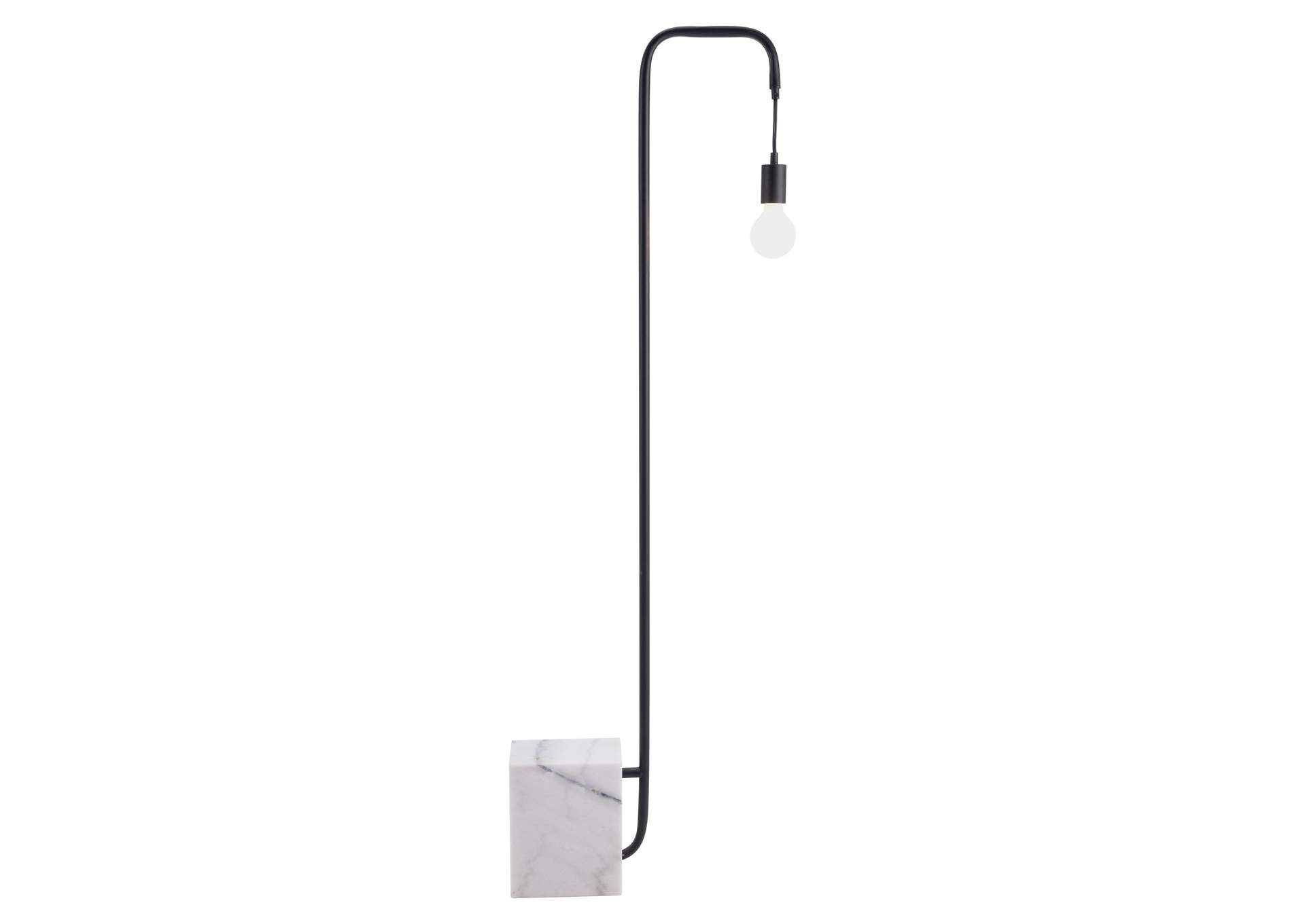 Lancia Floor Lamp Black,Zuo