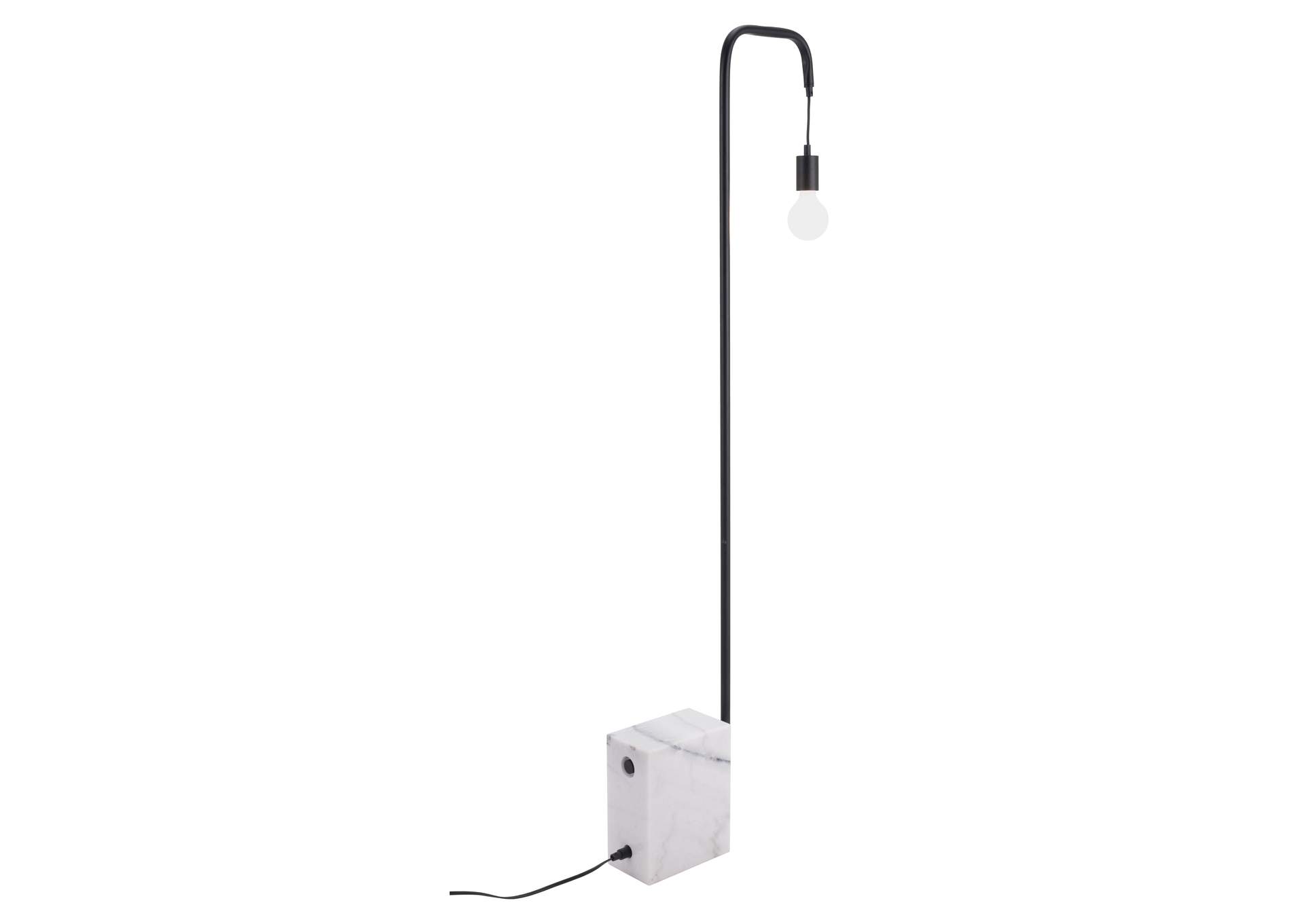 Lancia Floor Lamp Black,Zuo