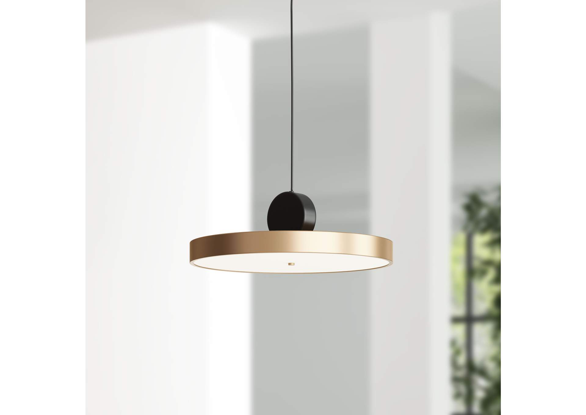 Mozu Ceiling Lamp Gold & Black,Zuo