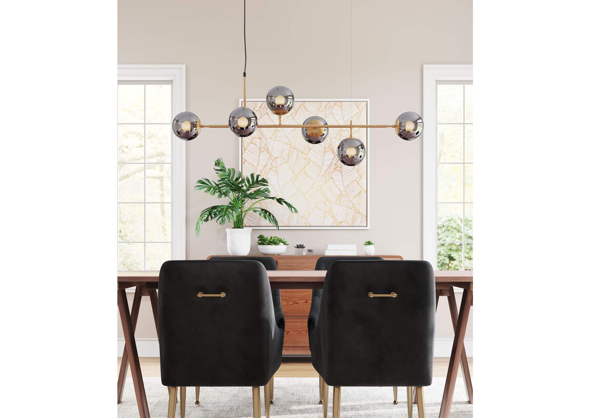 Gisela Ceiling Lamp Brass,Zuo