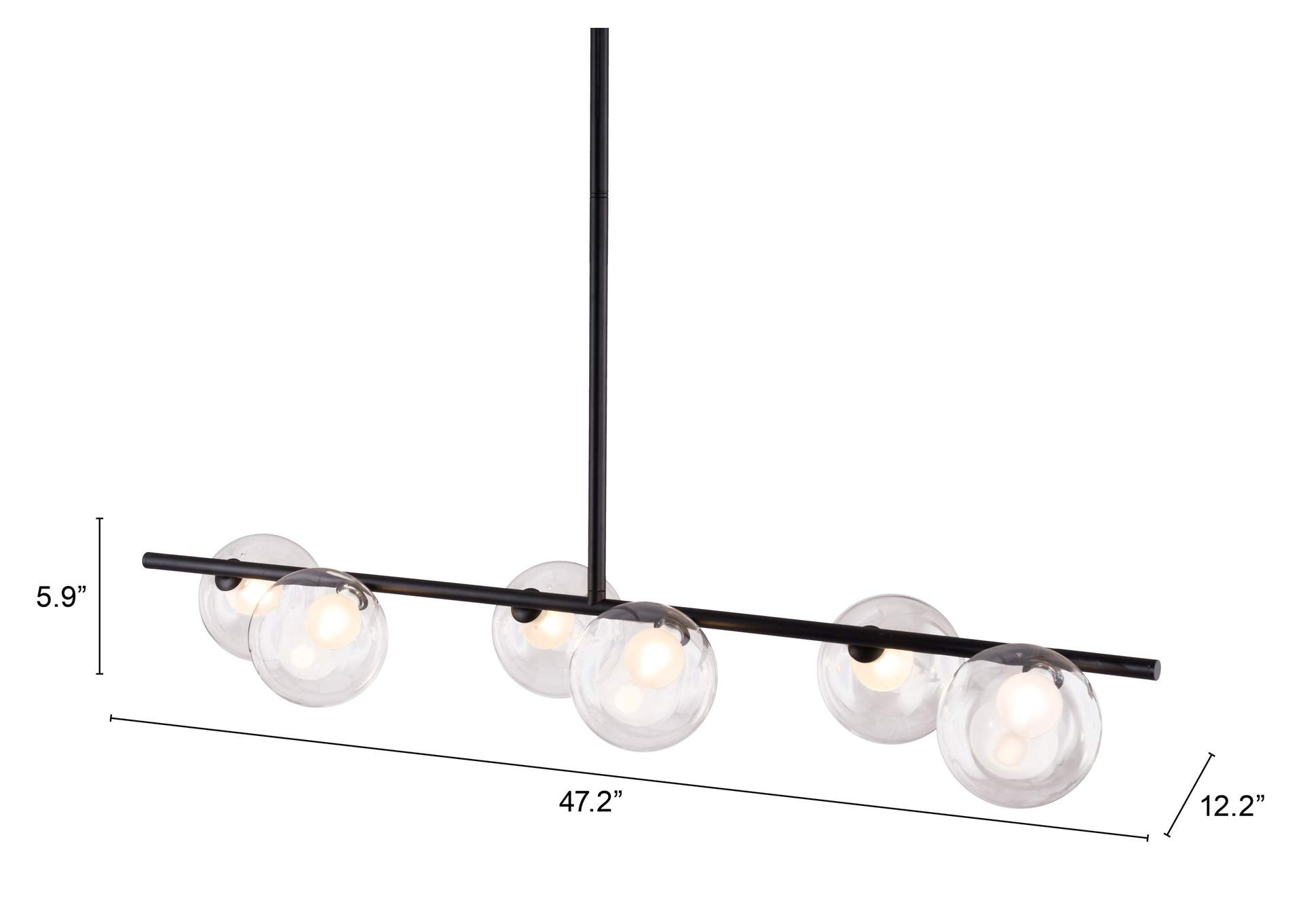 Keyoz Ceiling Lamp Black,Zuo