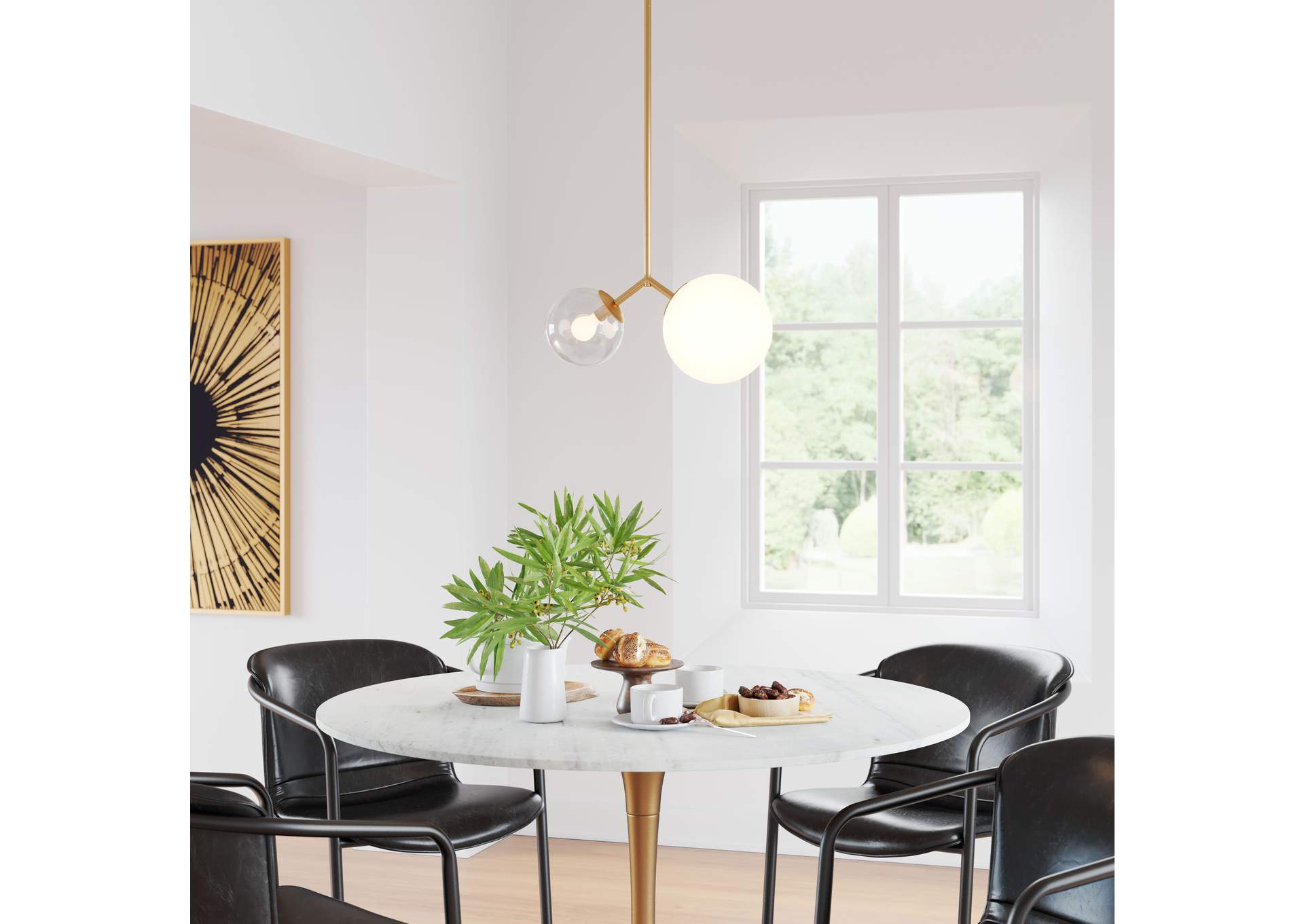 Constance Ceiling Lamp Brass,Zuo