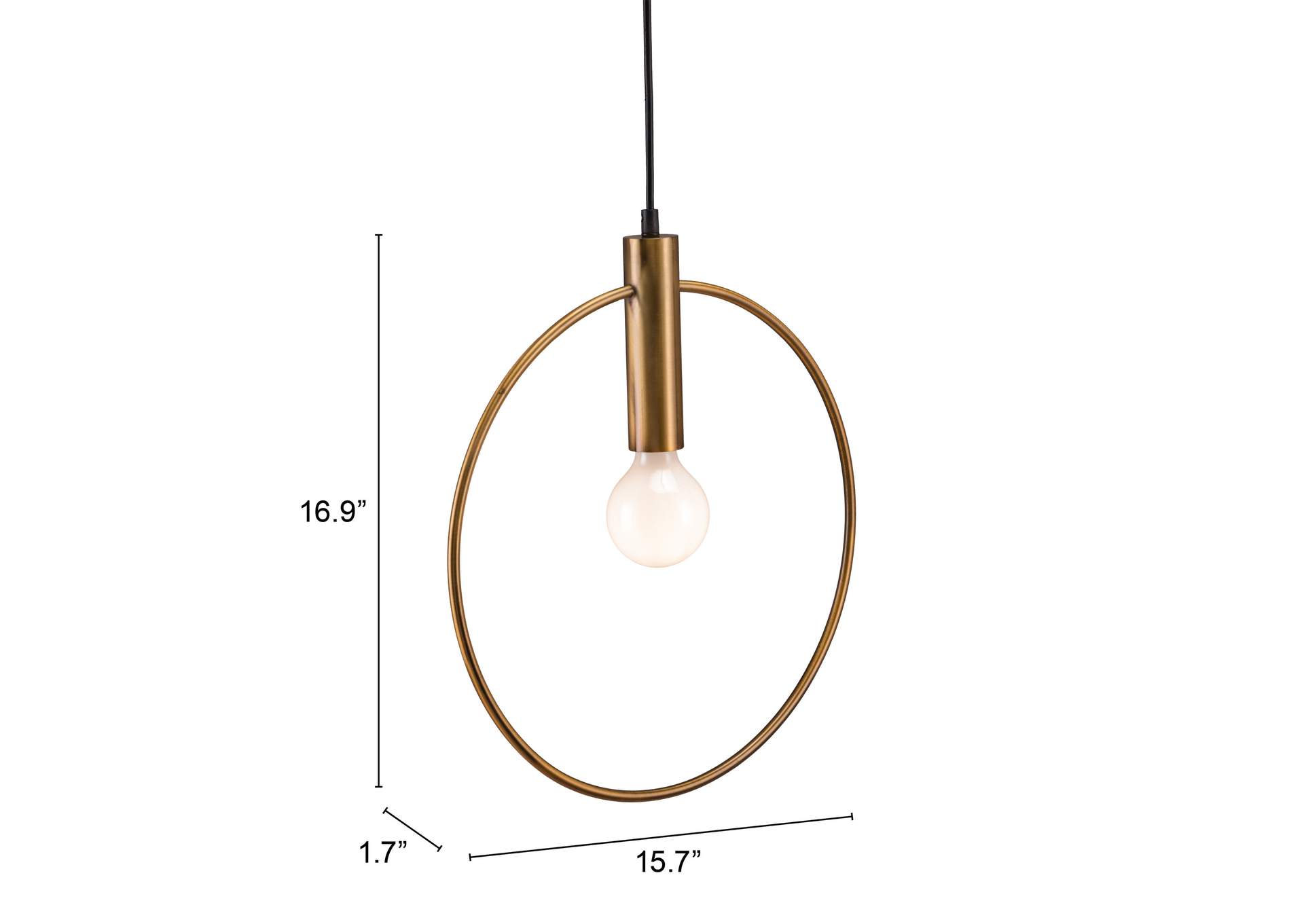 Irenza Ceiling Lamp Brass,Zuo