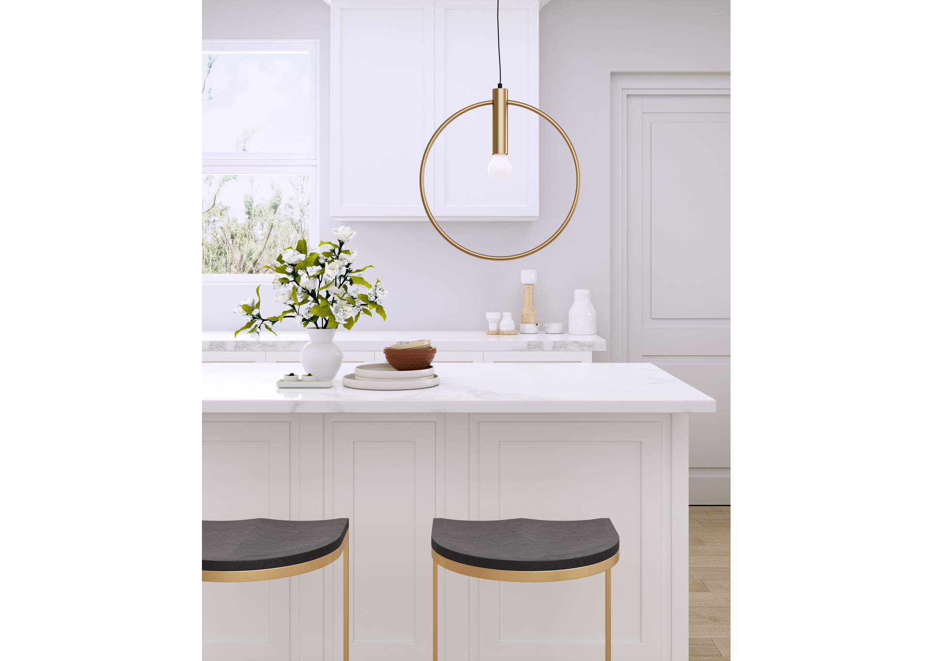 Irenza Ceiling Lamp Brass,Zuo