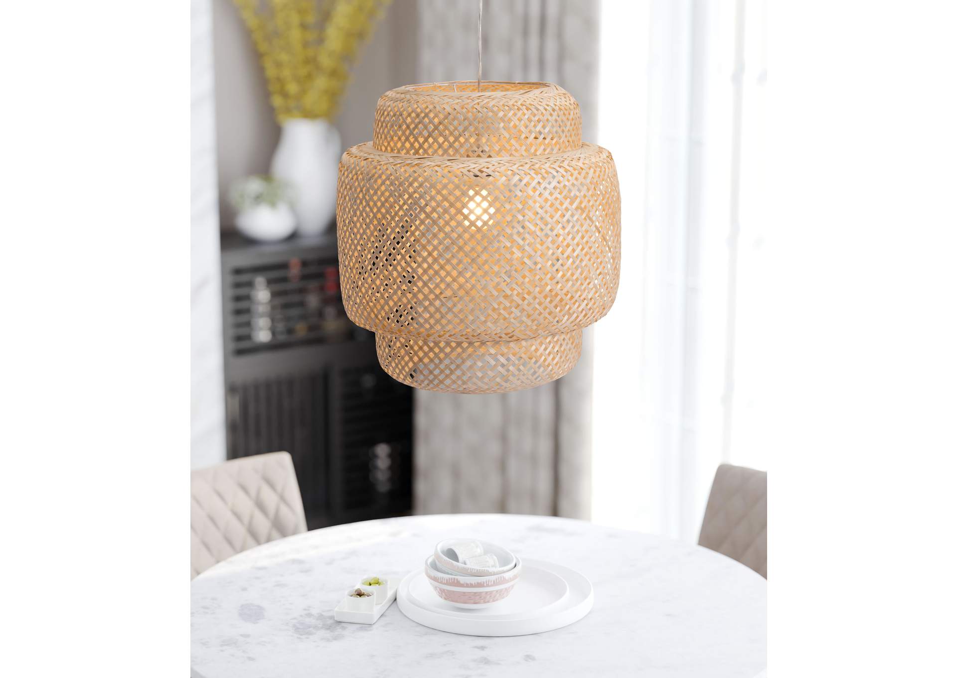 Finch Ceiling Lamp Natural,Zuo