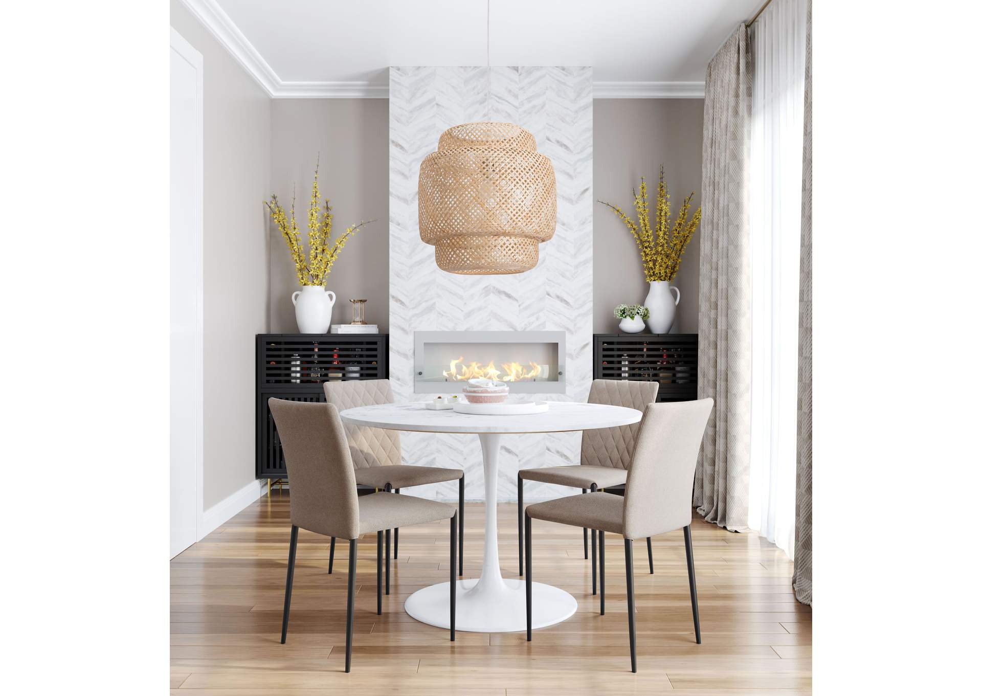 Finch Ceiling Lamp Natural,Zuo