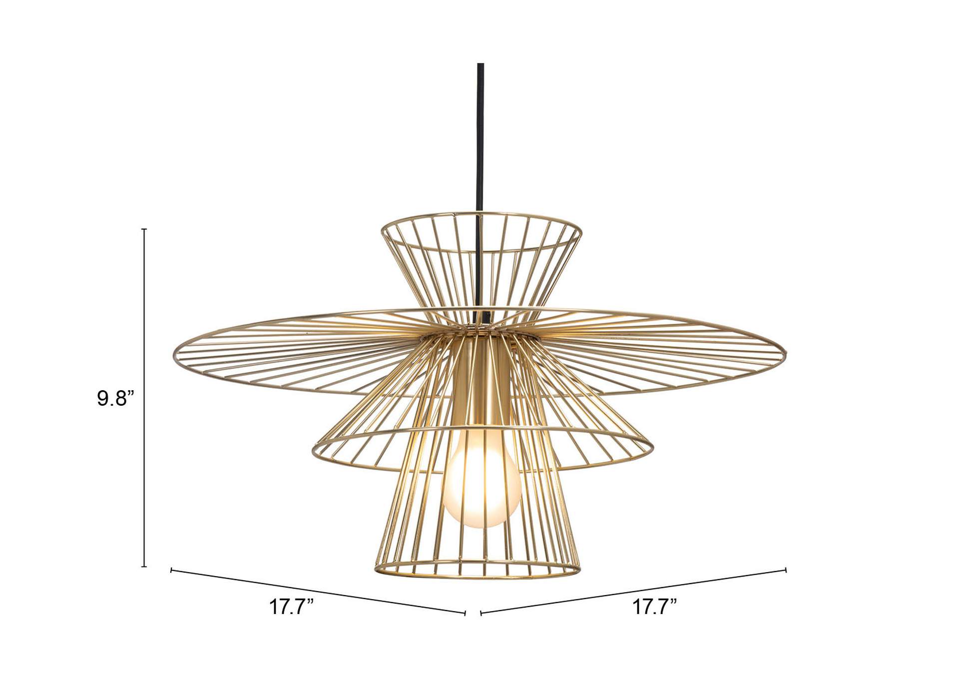 Azzi Ceiling Lamp Gold,Zuo