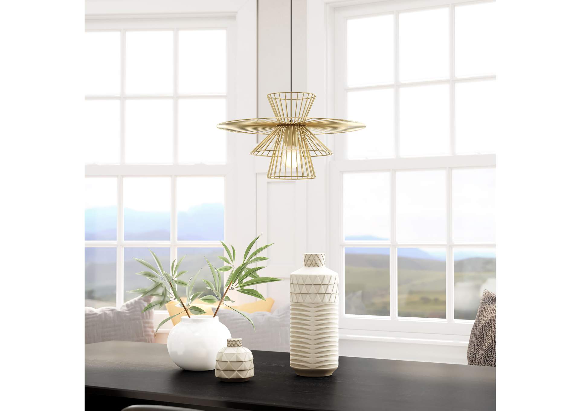 Azzi Ceiling Lamp Gold,Zuo