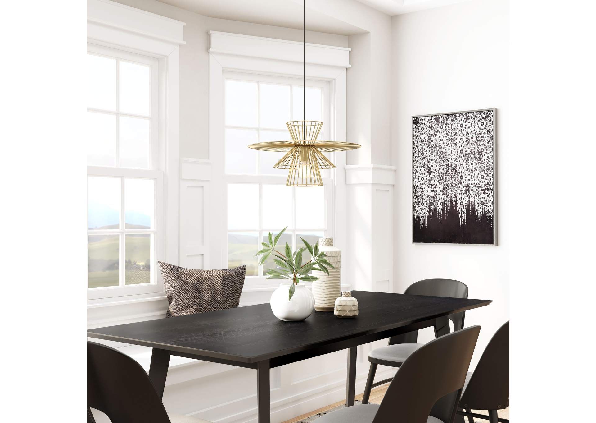Azzi Ceiling Lamp Gold,Zuo