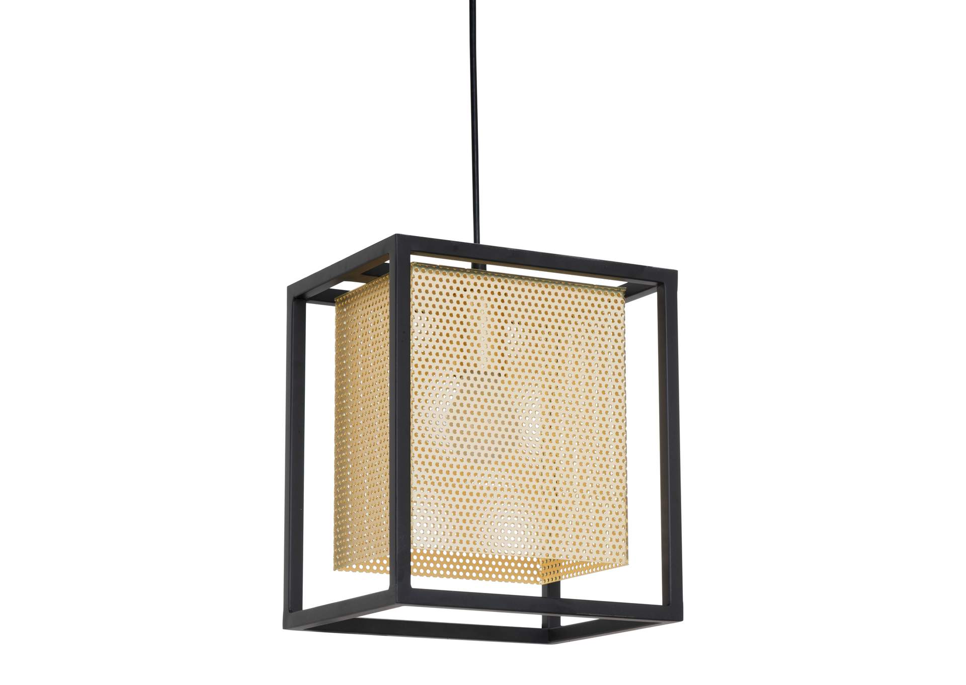 Yves Ceiling Lamp Gold & Black,Zuo