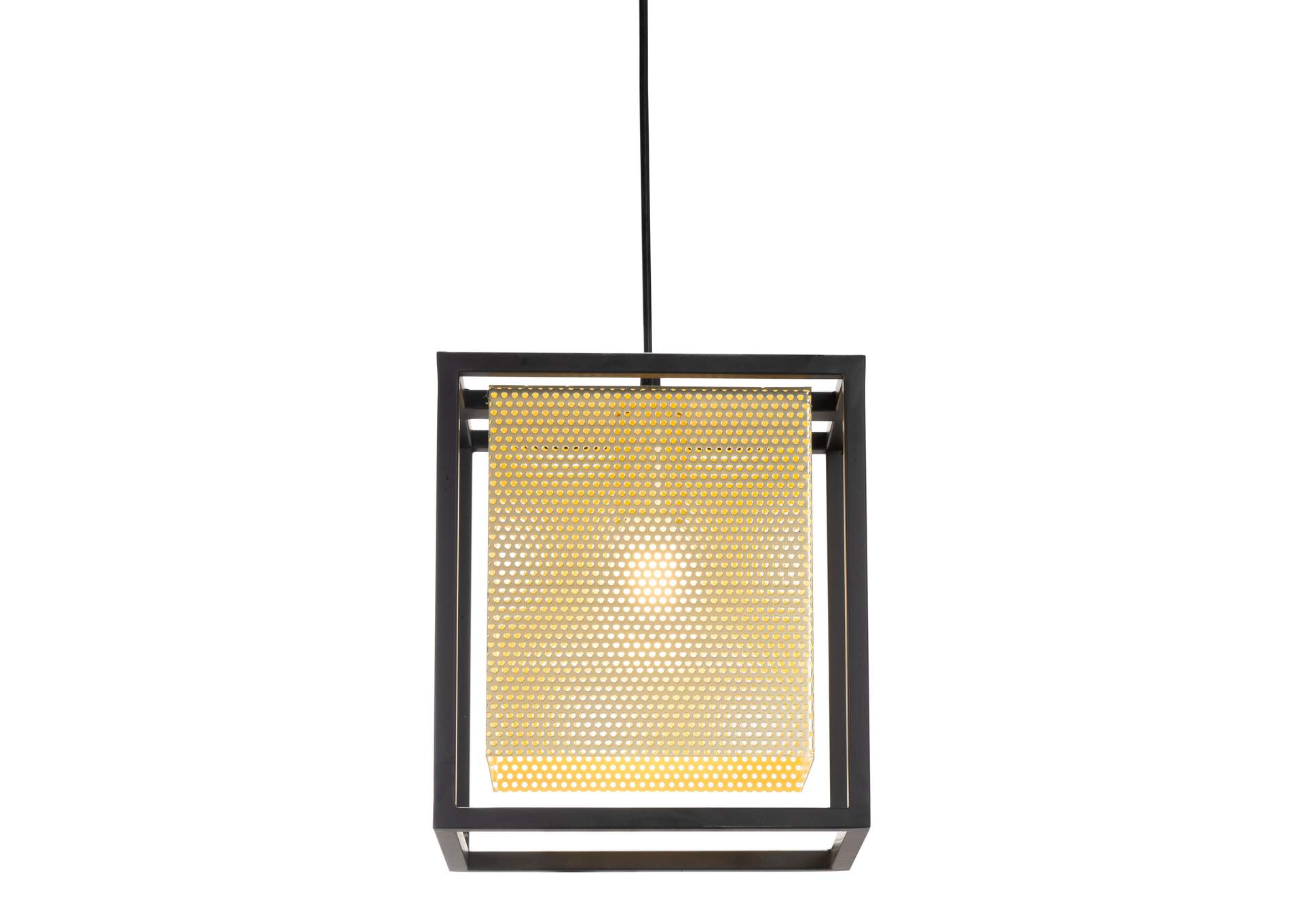 Yves Ceiling Lamp Gold & Black,Zuo