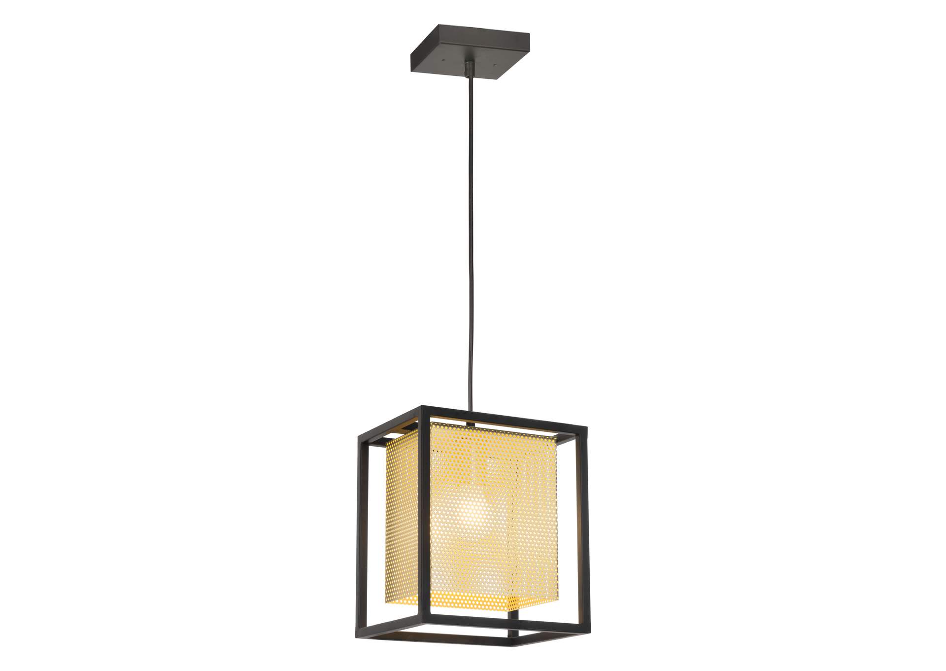 Yves Ceiling Lamp Gold & Black,Zuo